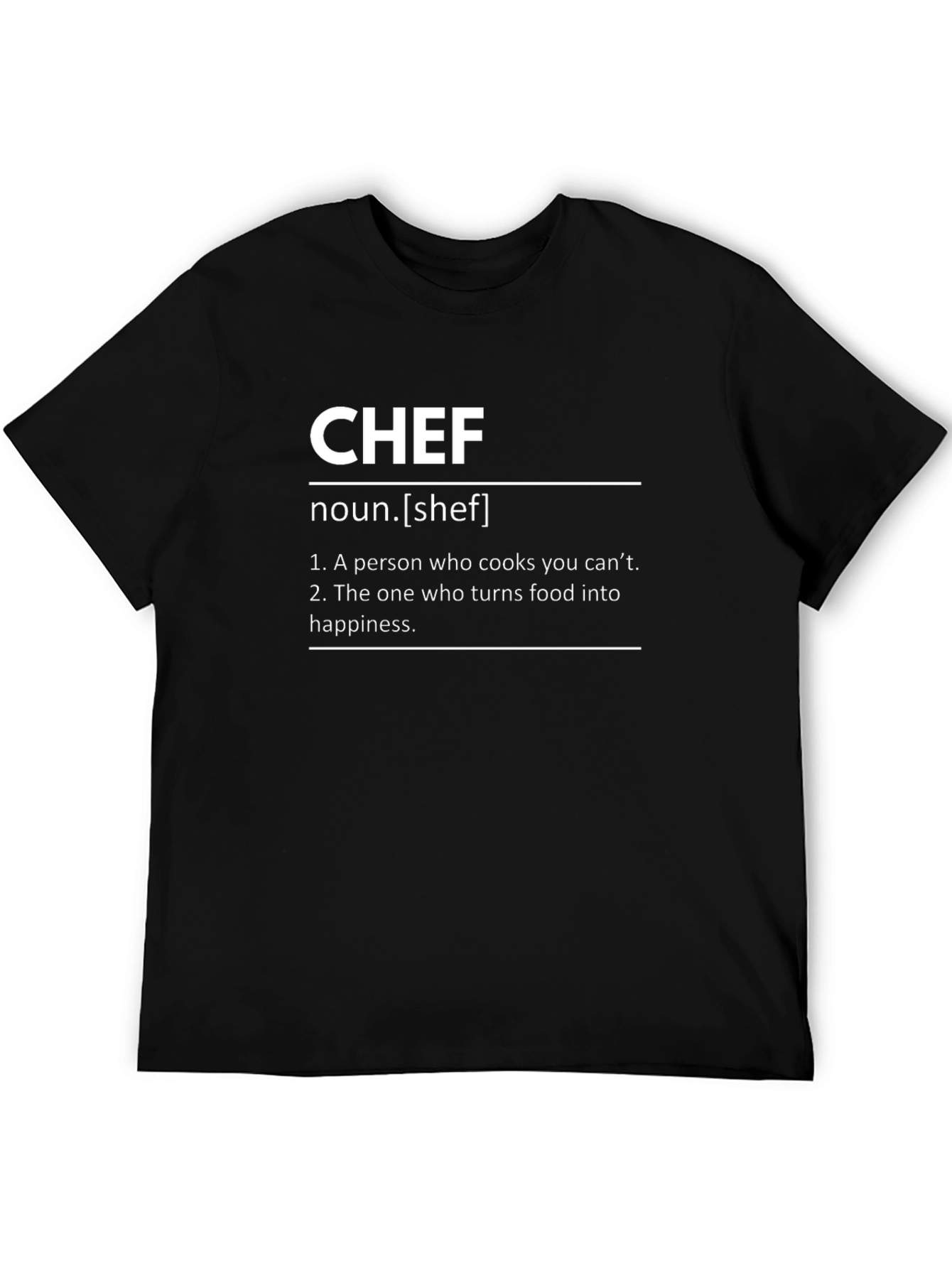 Chef Definition T-Shirt - Culinary Humor Apparel