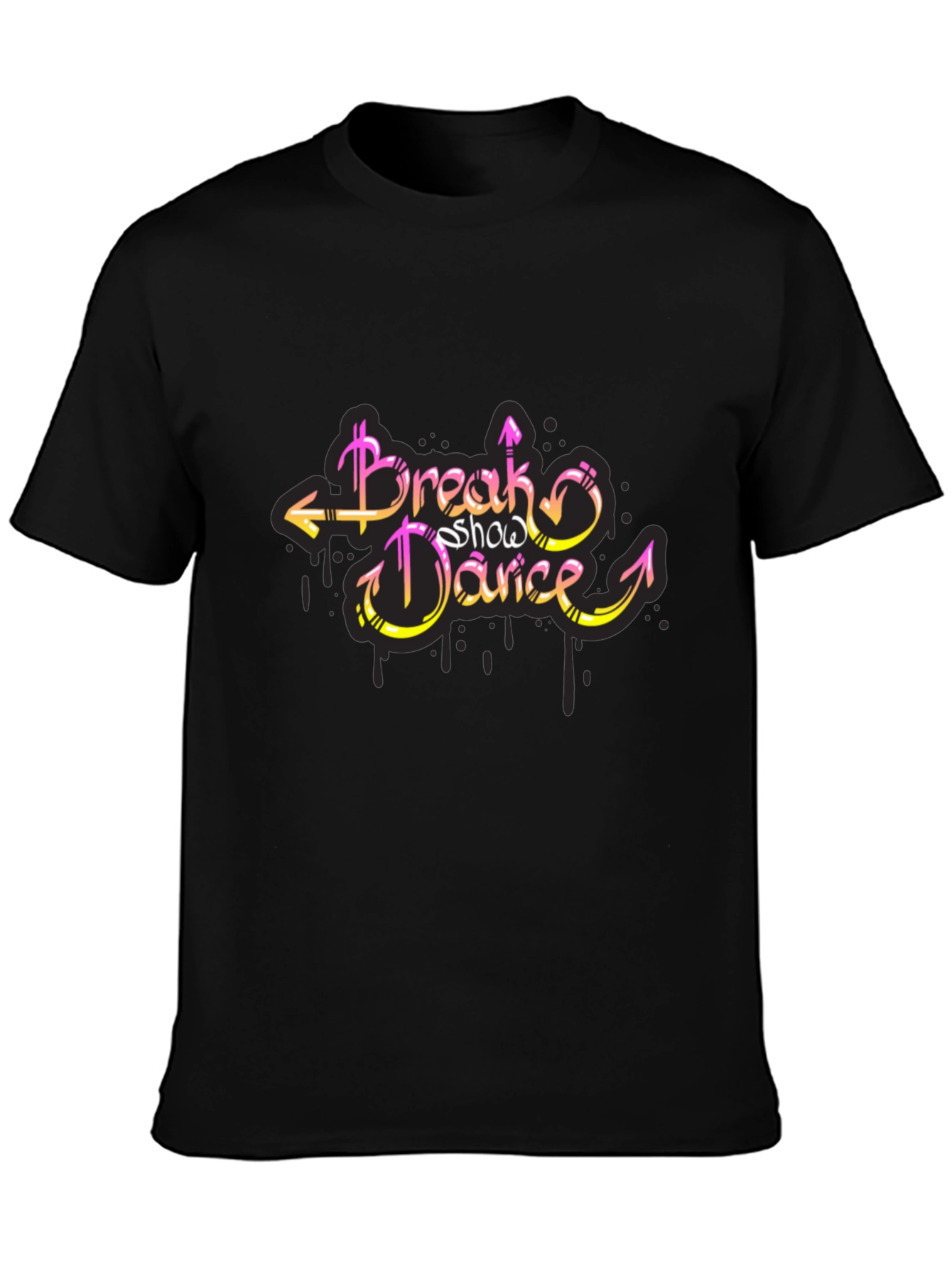 Break Show Dance Graphic Tee - Stylish Cotton T-Shirt