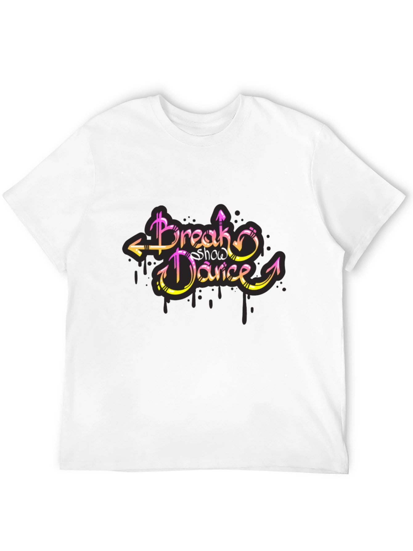 Break Show Dance Graphic Tee - Stylish Cotton T-Shirt