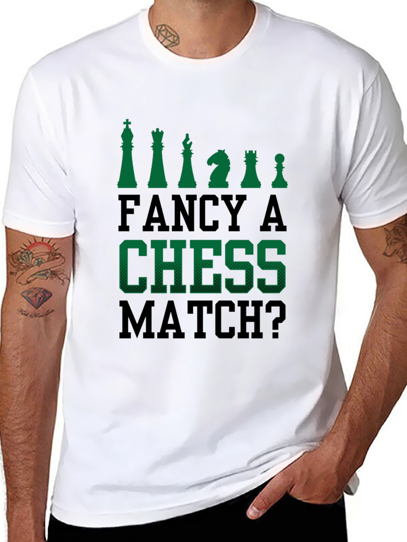 Chess Match Graphic T-Shirt