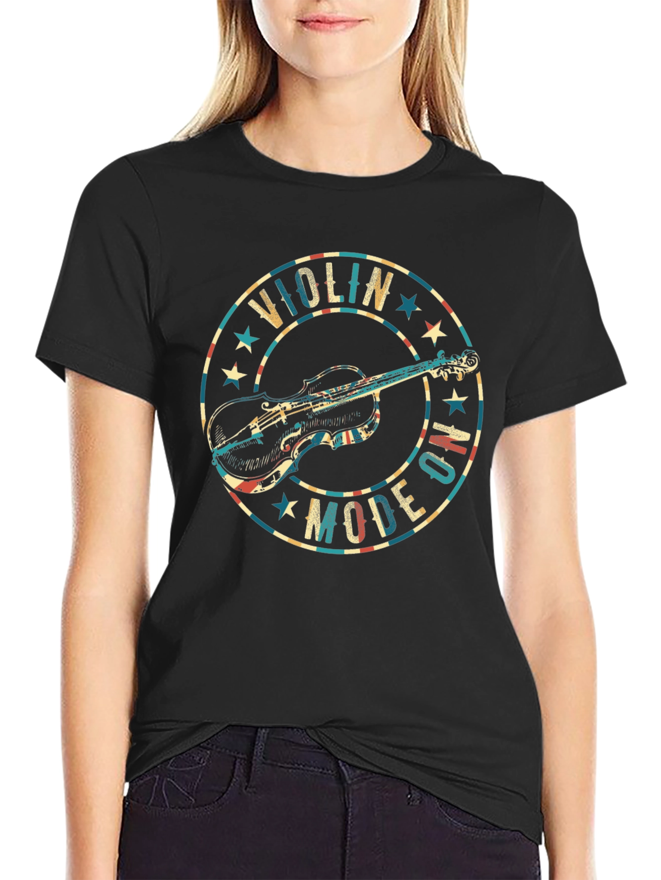 Violin Mode On Graphic Tee