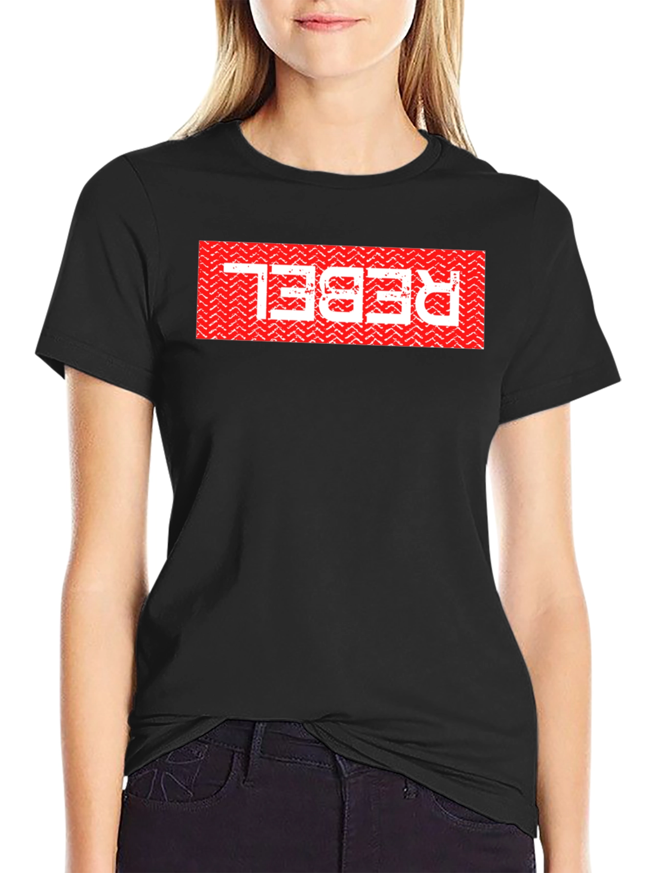 Rebel Graphic Tee - Bold Red Design