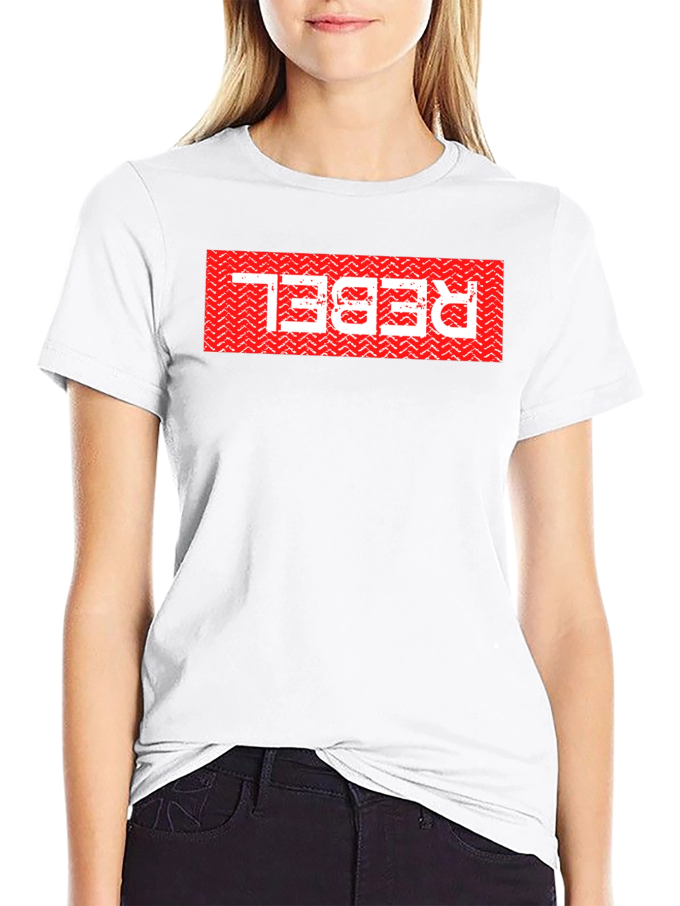 Rebel Graphic Tee - Bold Red Design