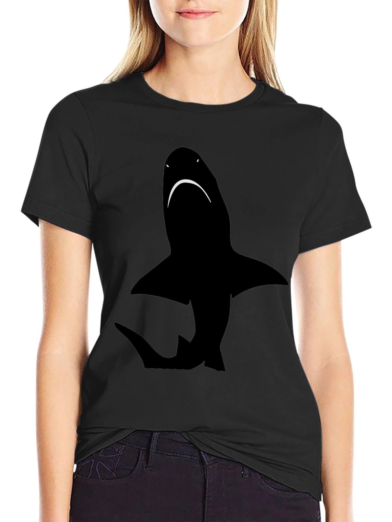 Black Shark Graphic T-Shirt - Cool & Casual