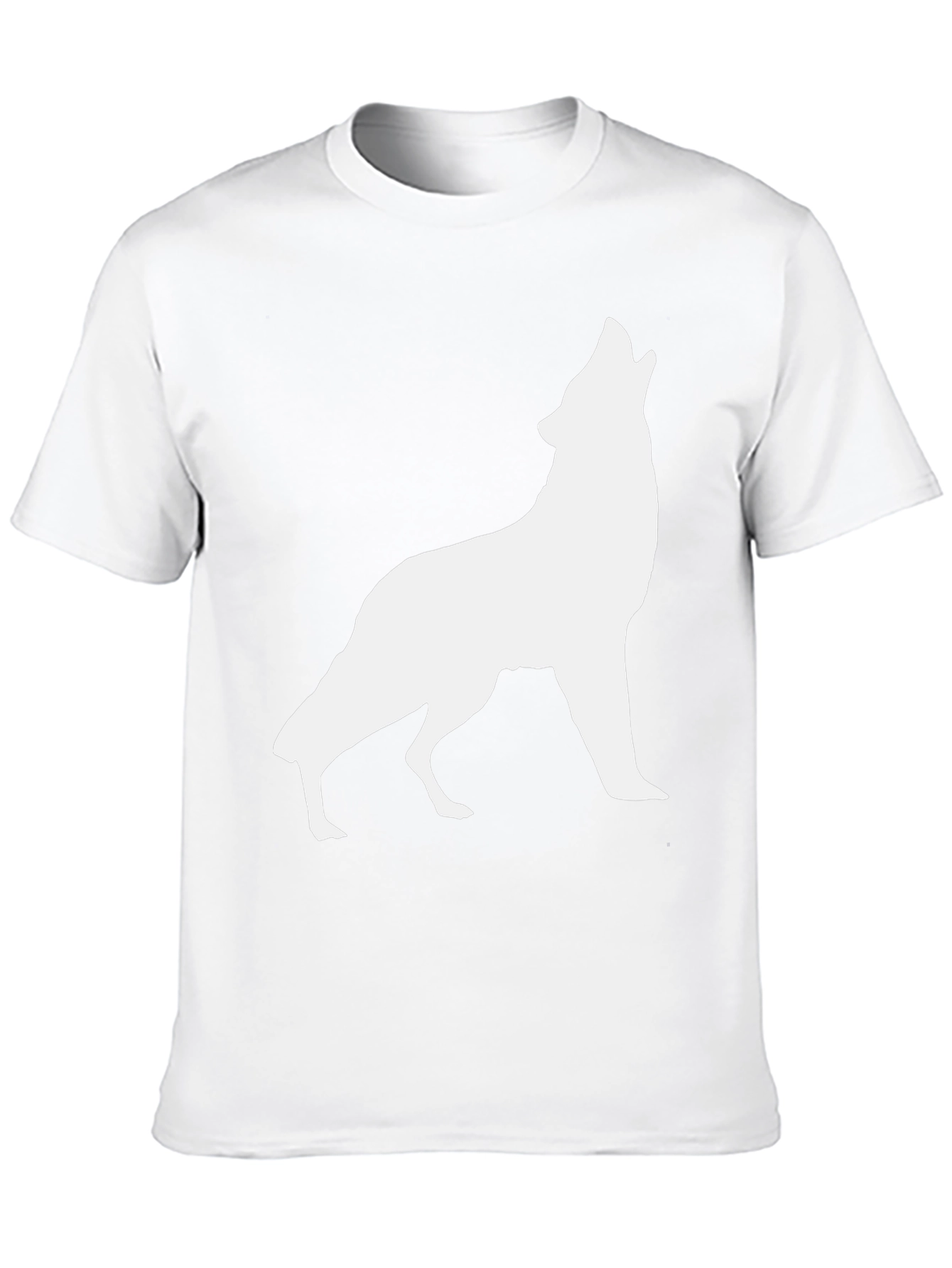 Wolf Howl Graphic Tee - Black Cotton T-Shirt