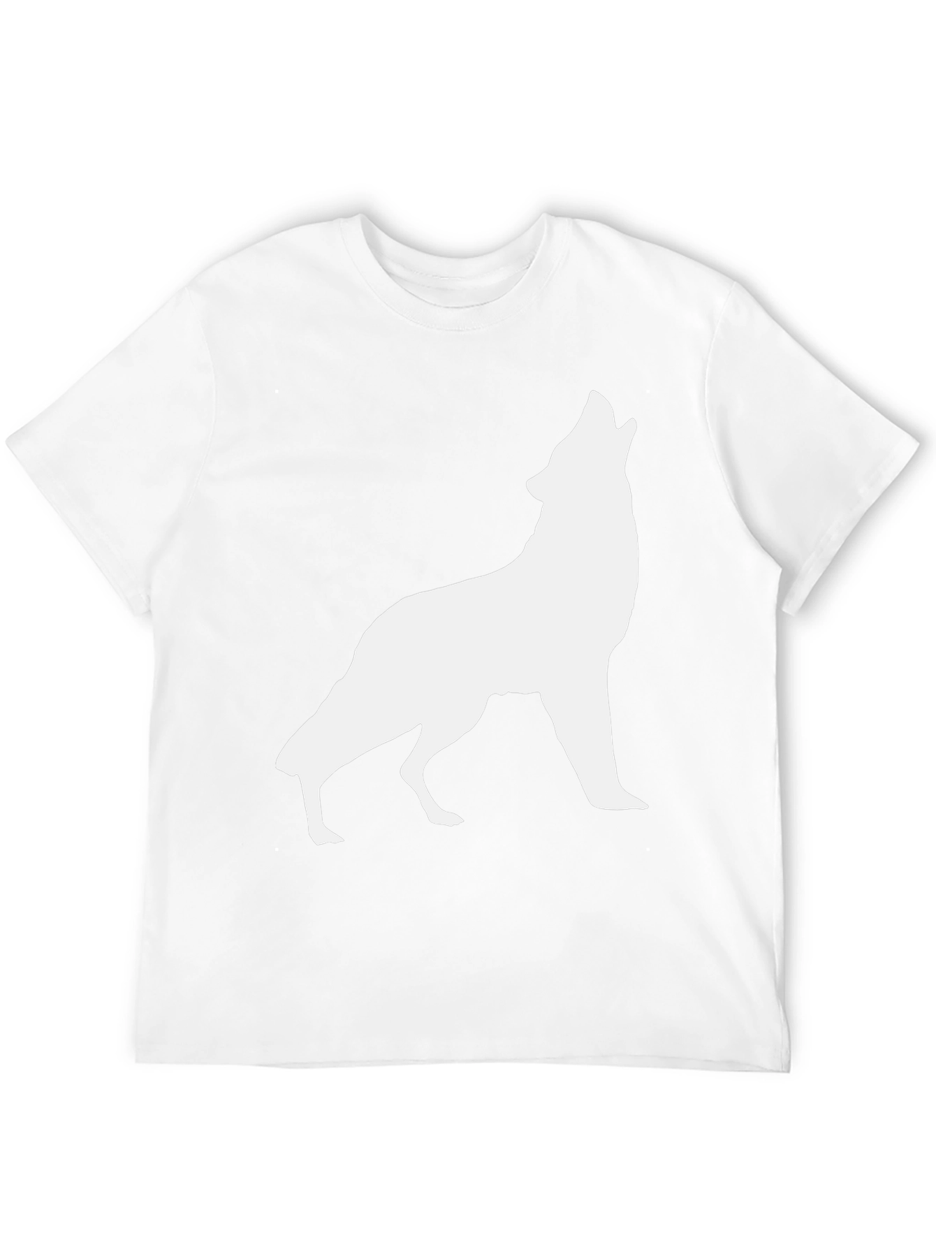 Wolf Howl Graphic Tee - Black Cotton T-Shirt
