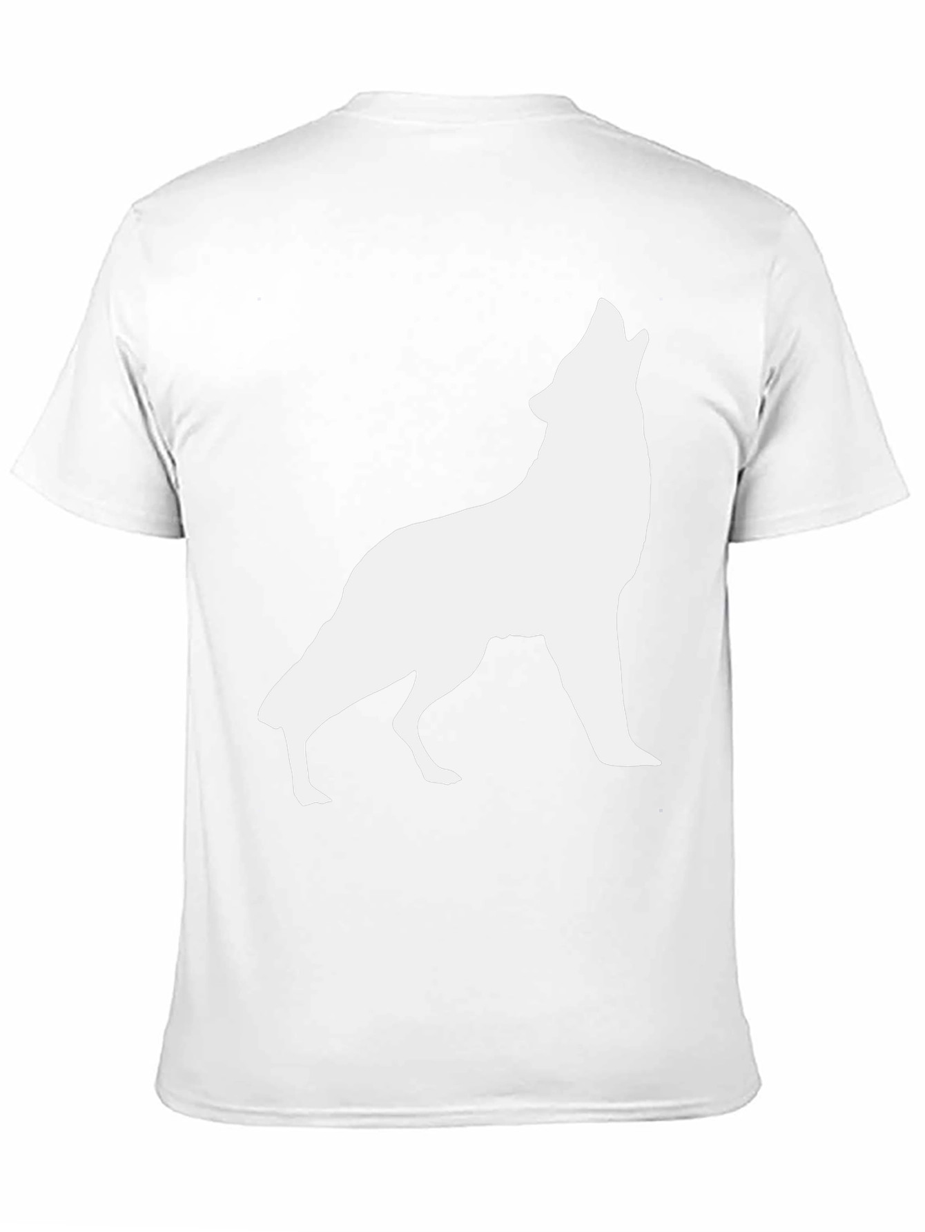Wolf Howl Graphic Tee - Black Cotton T-Shirt