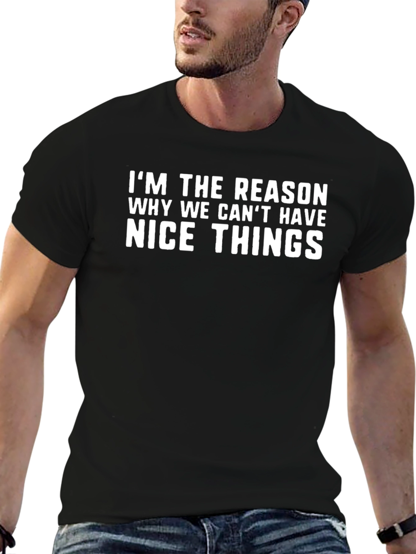 Funny Im The Reason Graphic T-Shirt