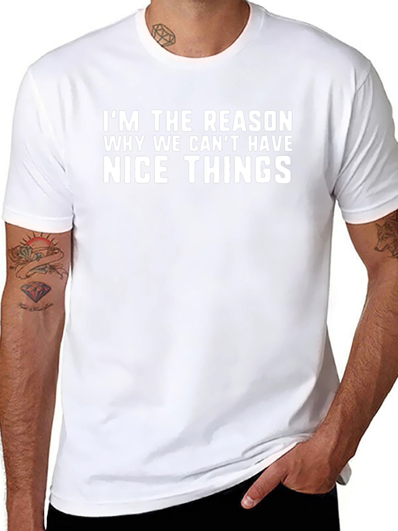 Funny Im The Reason Graphic T-Shirt