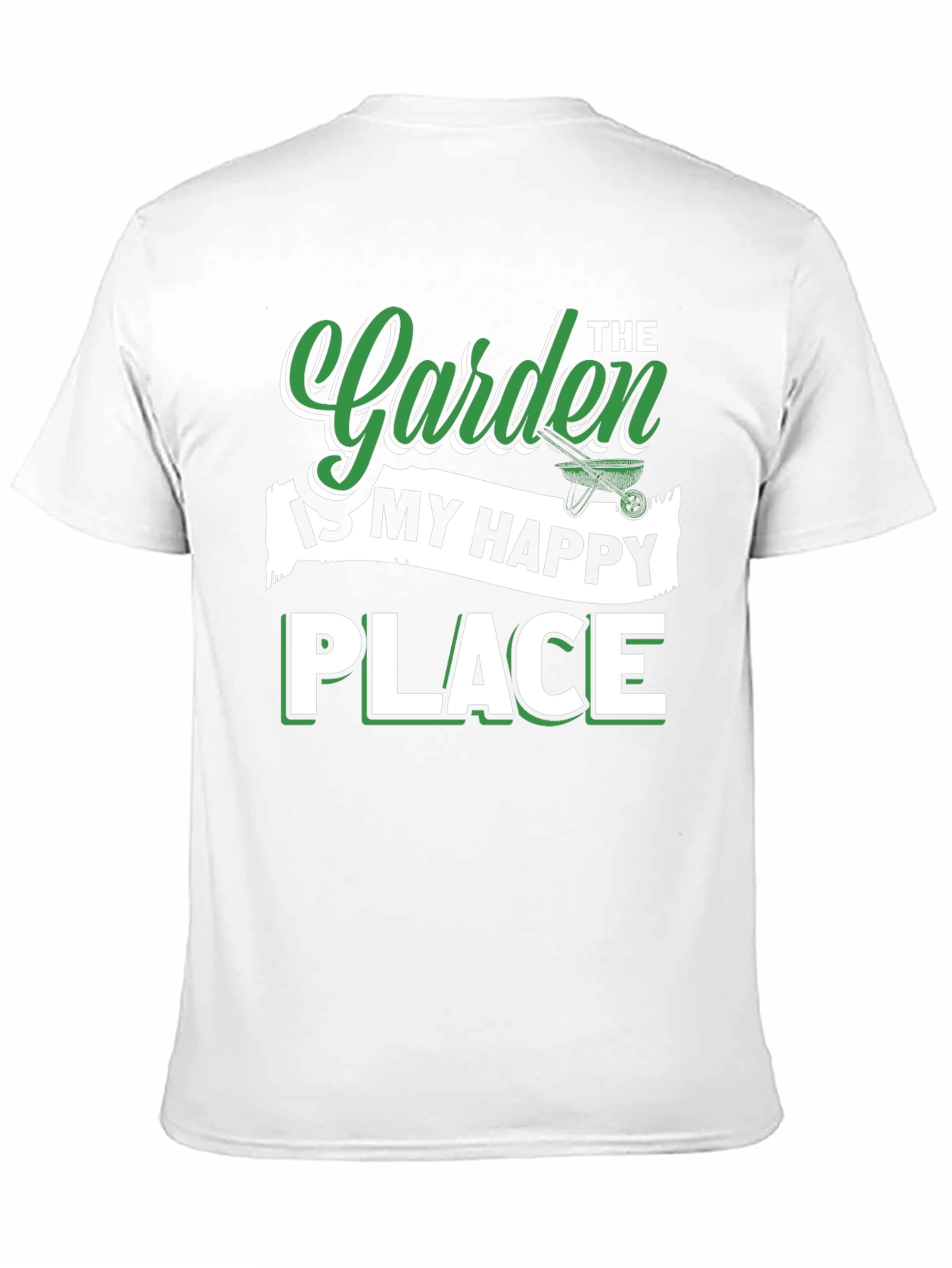 Garden Happy Place T-Shirt Gardener Tee