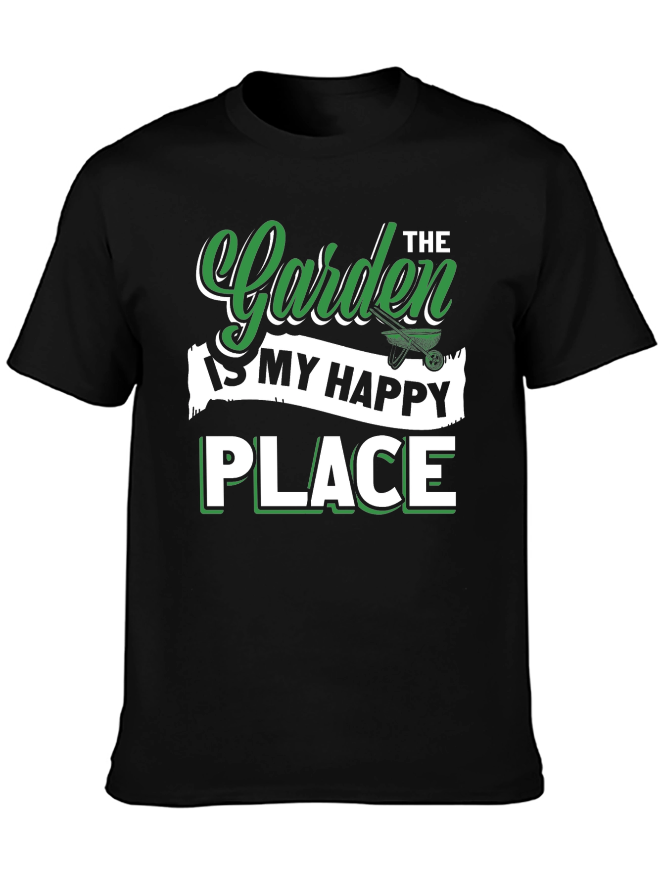 Garden Happy Place T-Shirt Gardener Tee