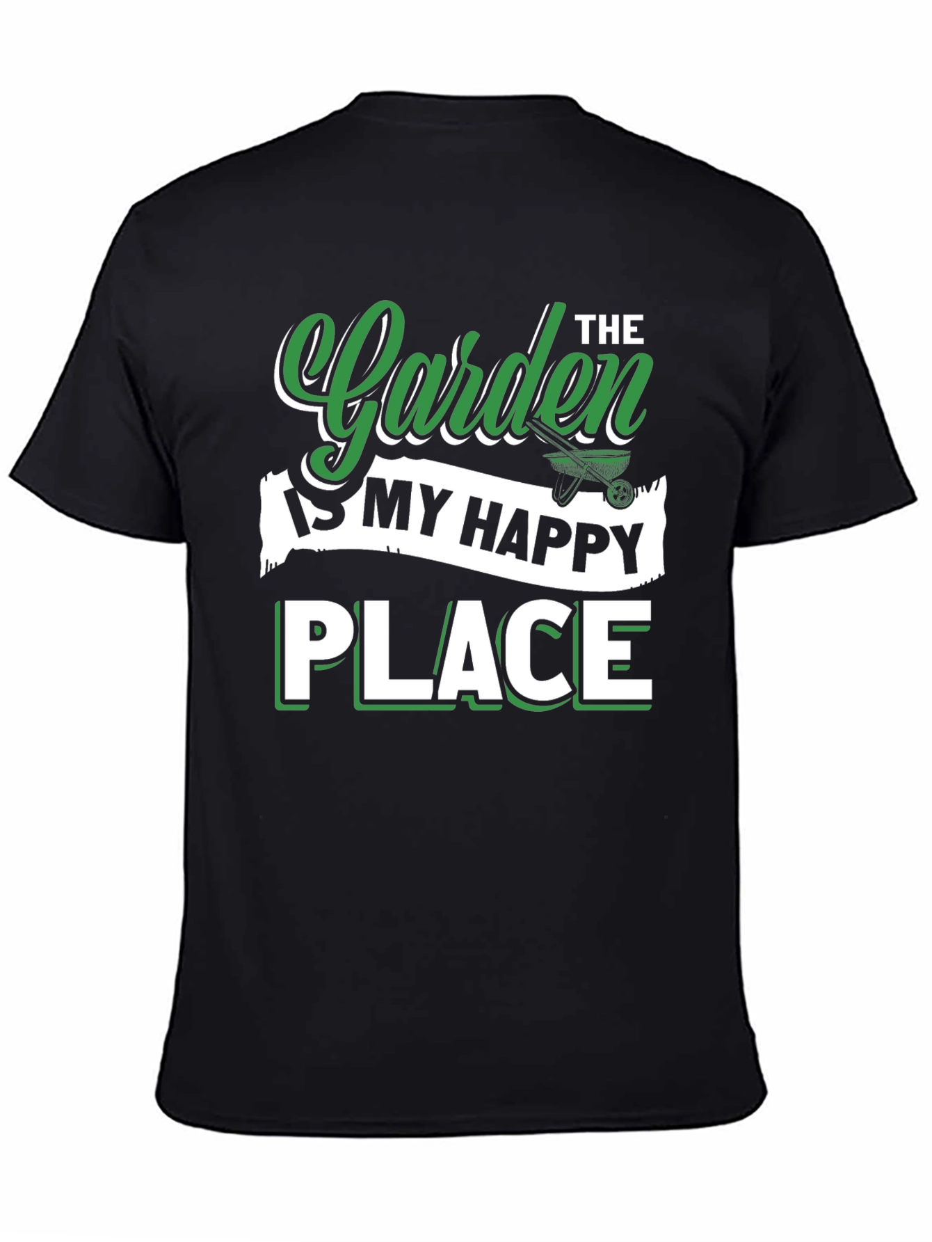 Garden Happy Place T-Shirt Gardener Tee