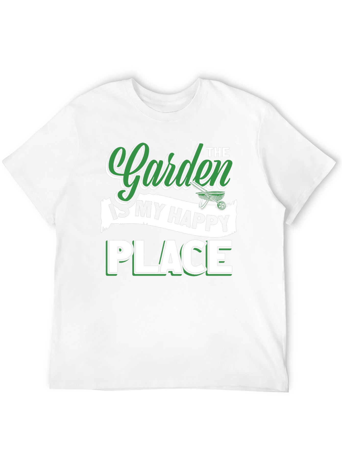 Garden Happy Place T-Shirt Gardener Tee