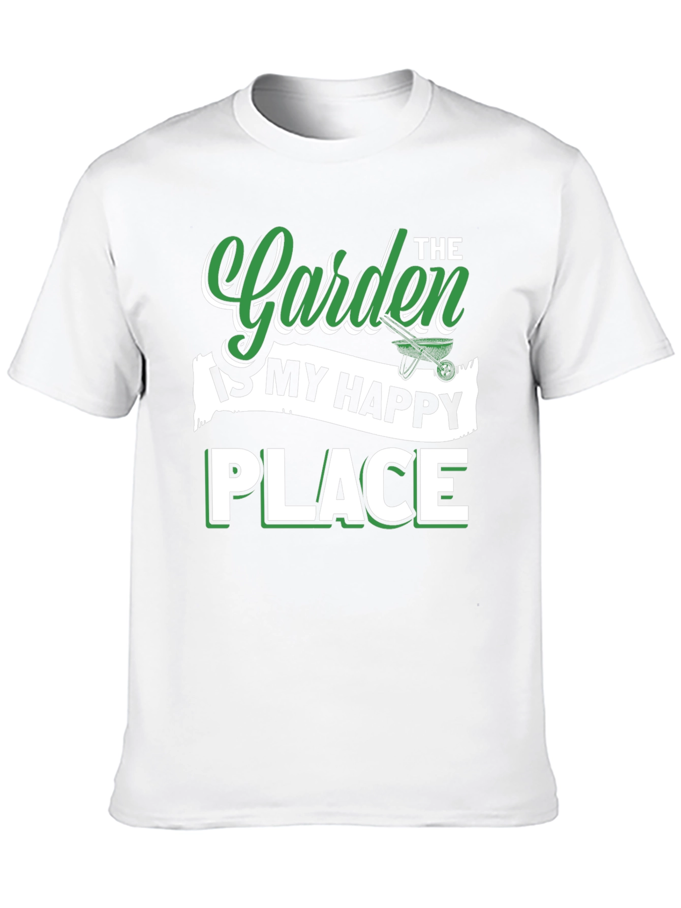 Garden Happy Place T-Shirt Gardener Tee