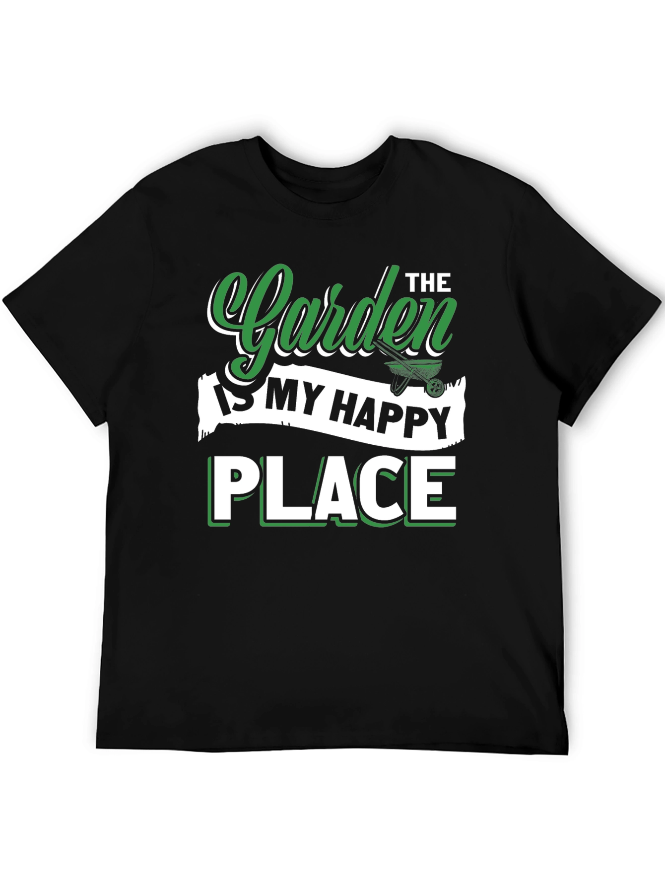 Garden Happy Place T-Shirt Gardener Tee