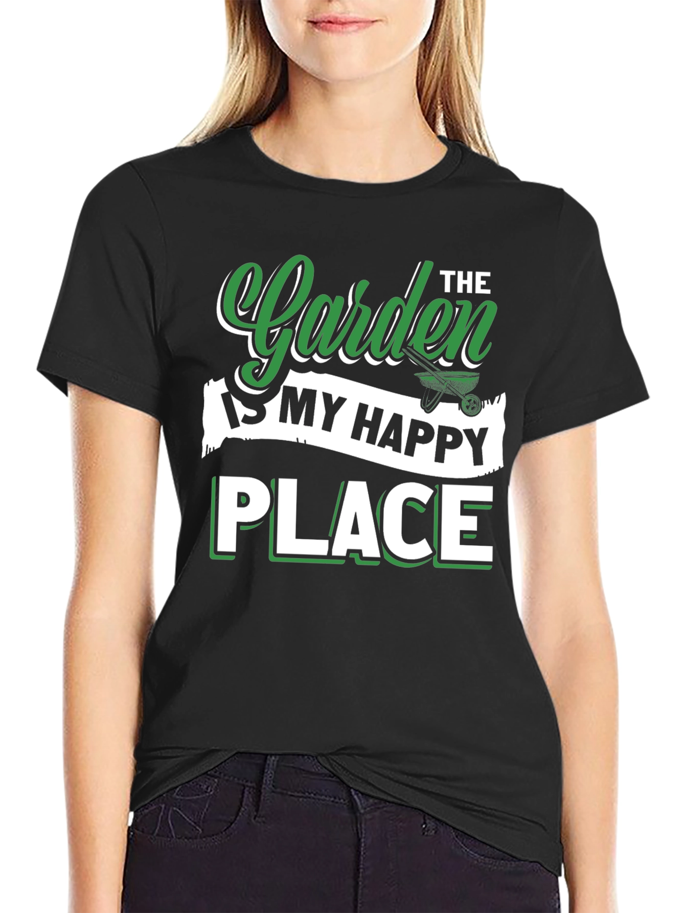 Garden Happy Place T-Shirt Gardener Tee