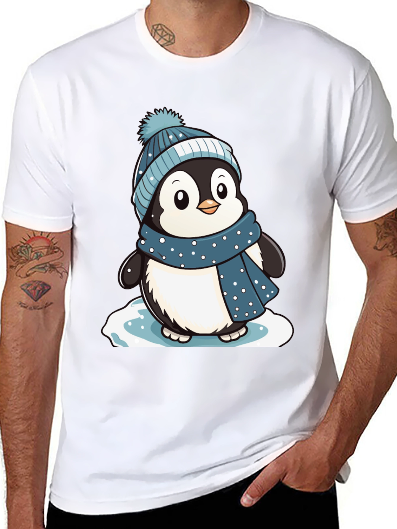 Cute Penguin Winter T-Shirt