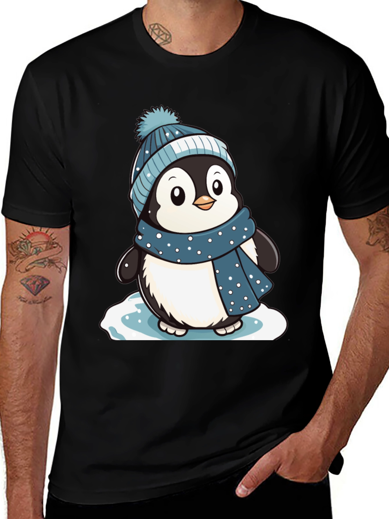 Cute Penguin Winter T-Shirt