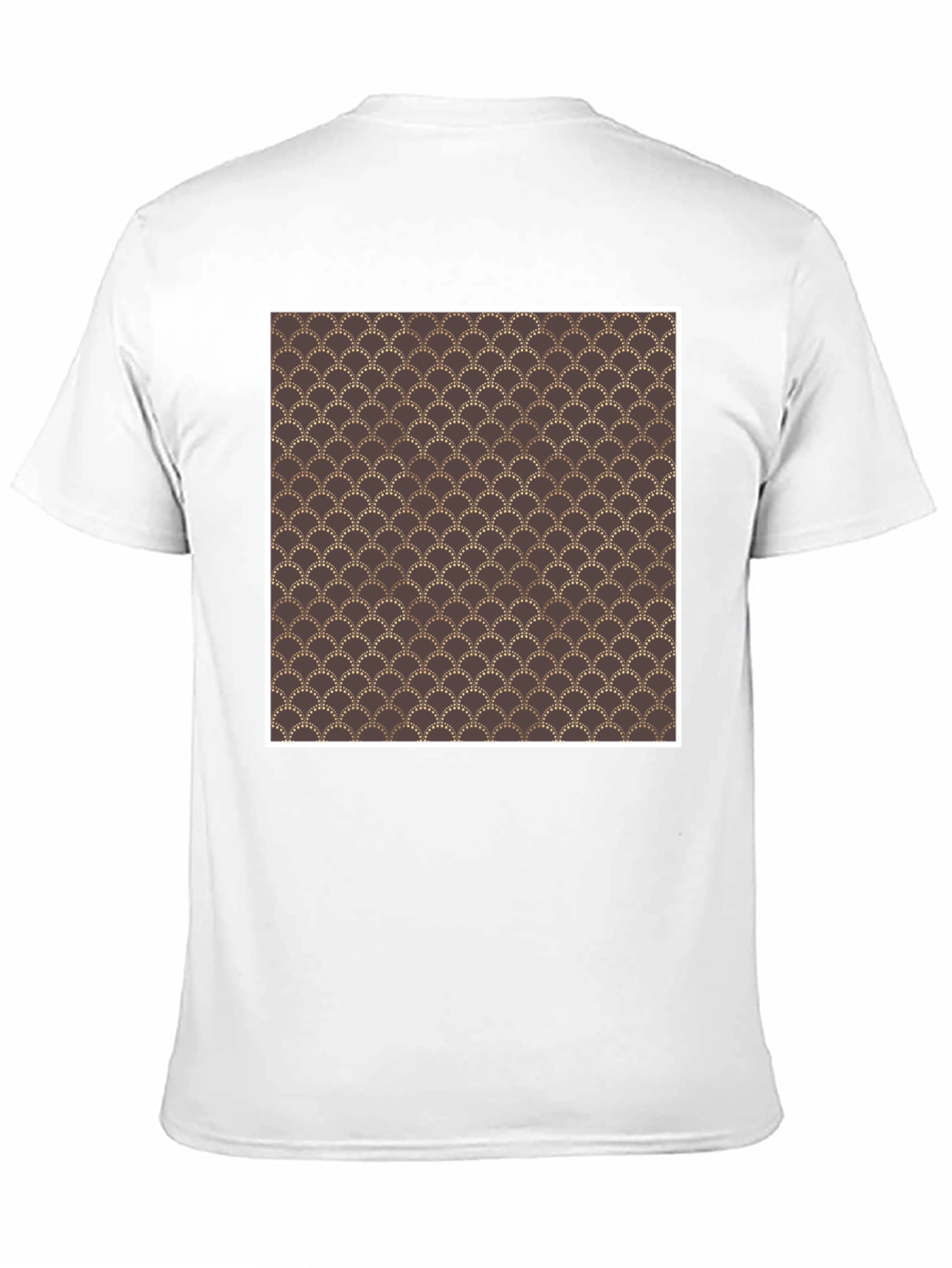 Art Deco Pattern Black T-Shirt