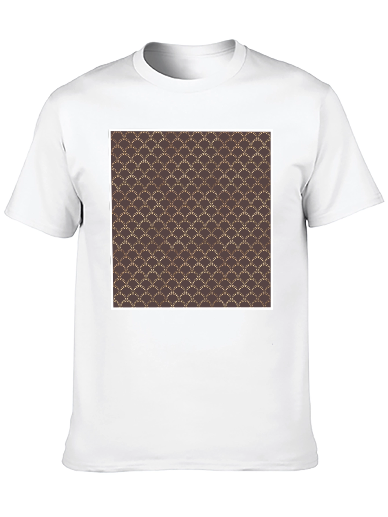 Art Deco Pattern Black T-Shirt