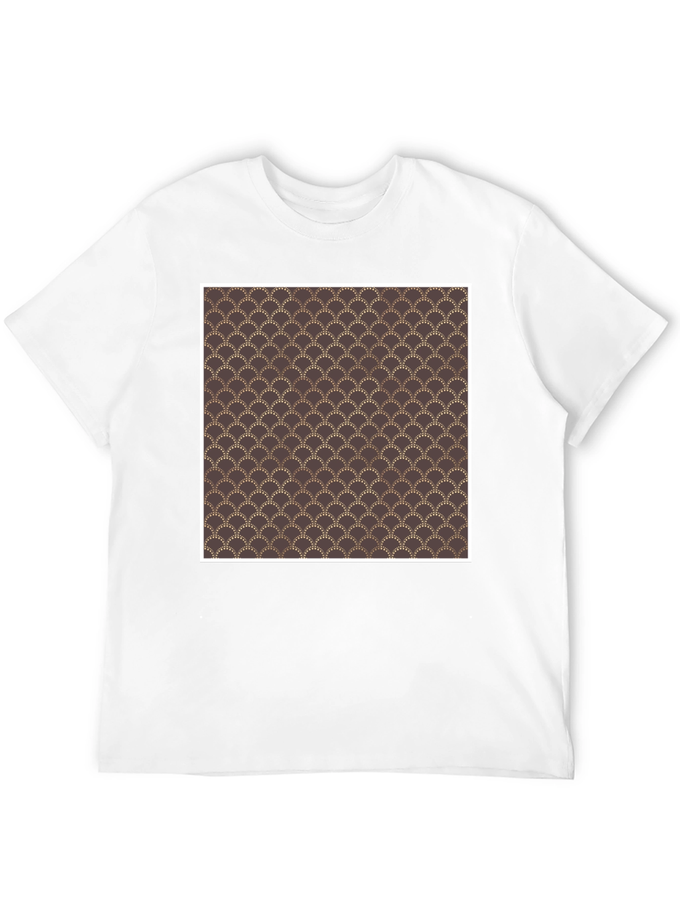 Art Deco Pattern Black T-Shirt