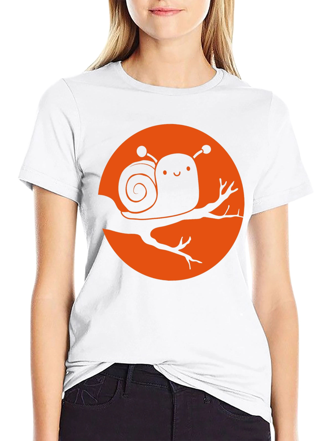 Cute Snail Graphic Tee - Unique Design