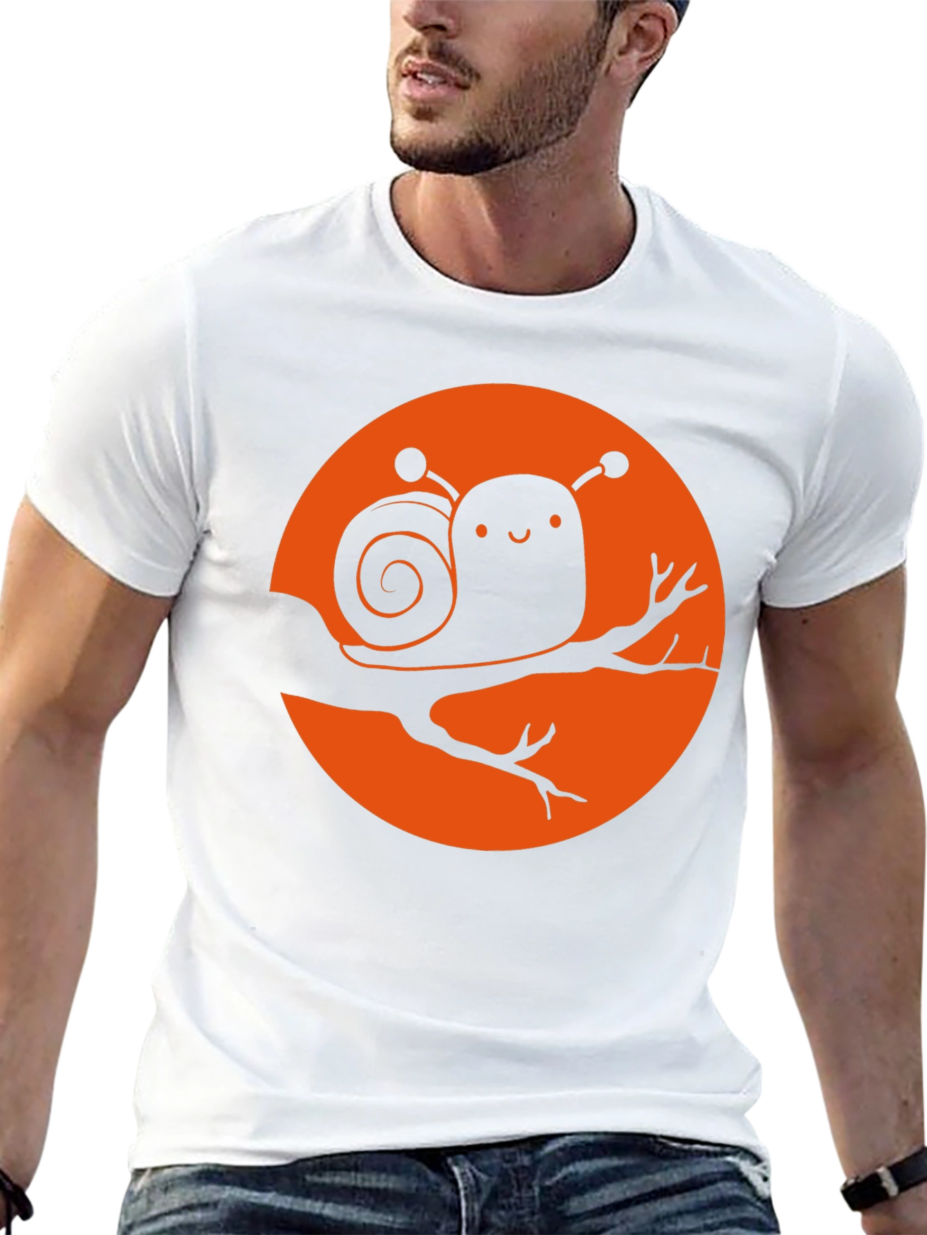 Cute Snail Graphic Tee - Unique Design