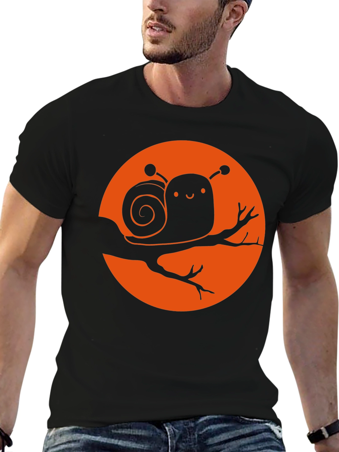 Cute Snail Graphic Tee - Unique Design