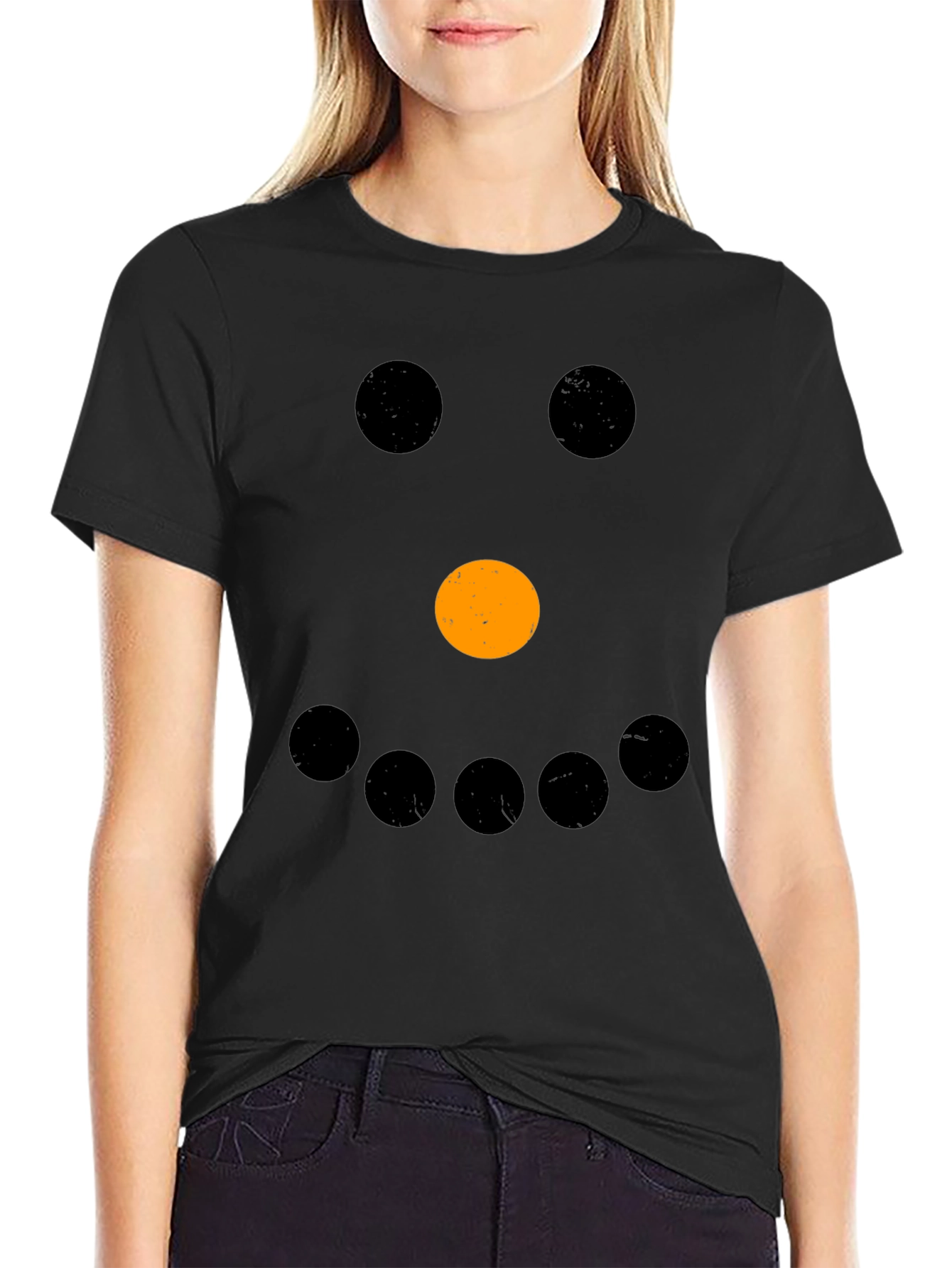 Smiley Face Black T-Shirt