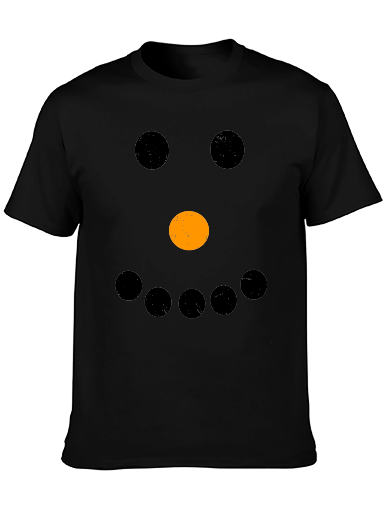 Smiley Face Black T-Shirt