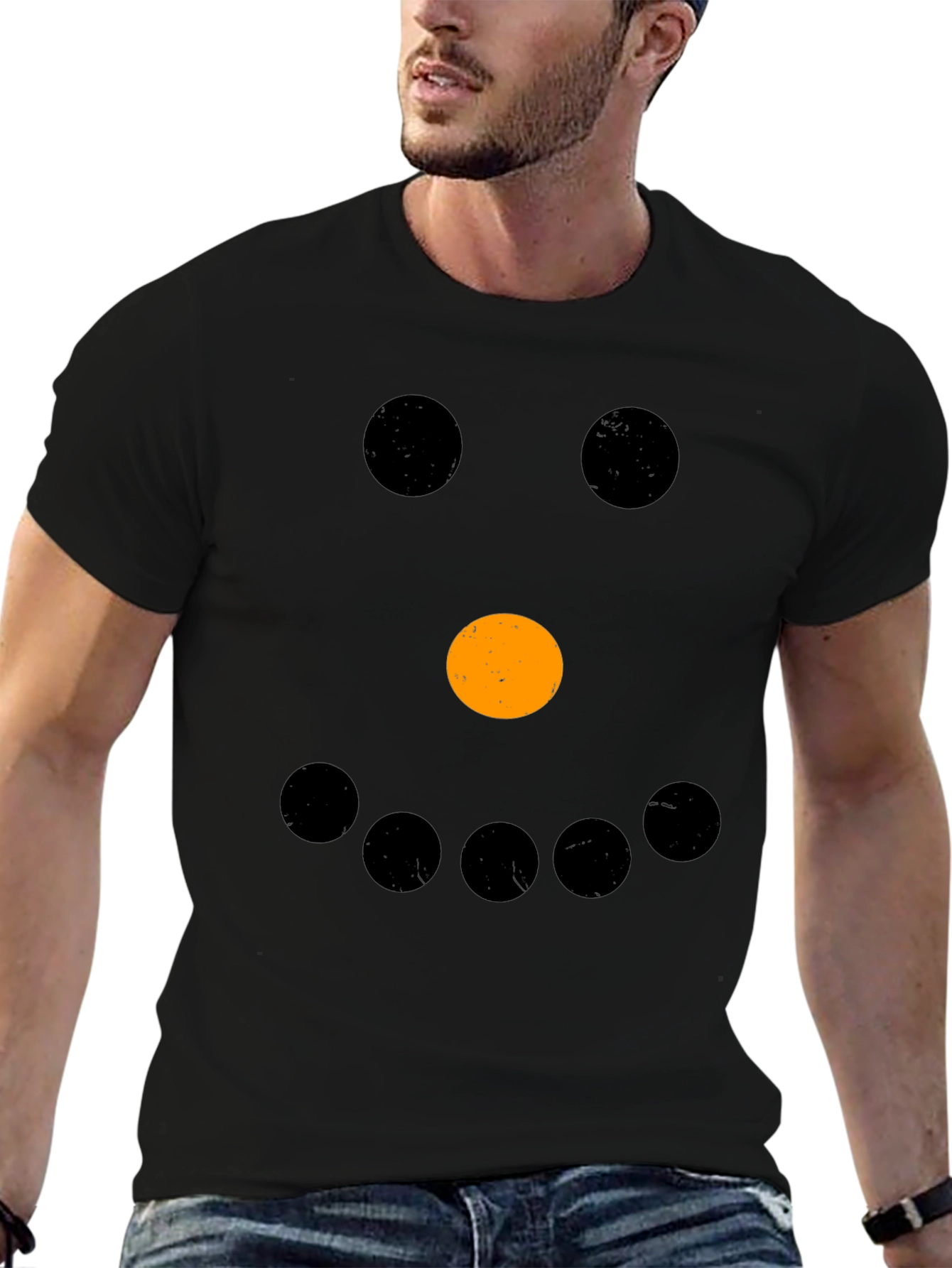Smiley Face Black T-Shirt