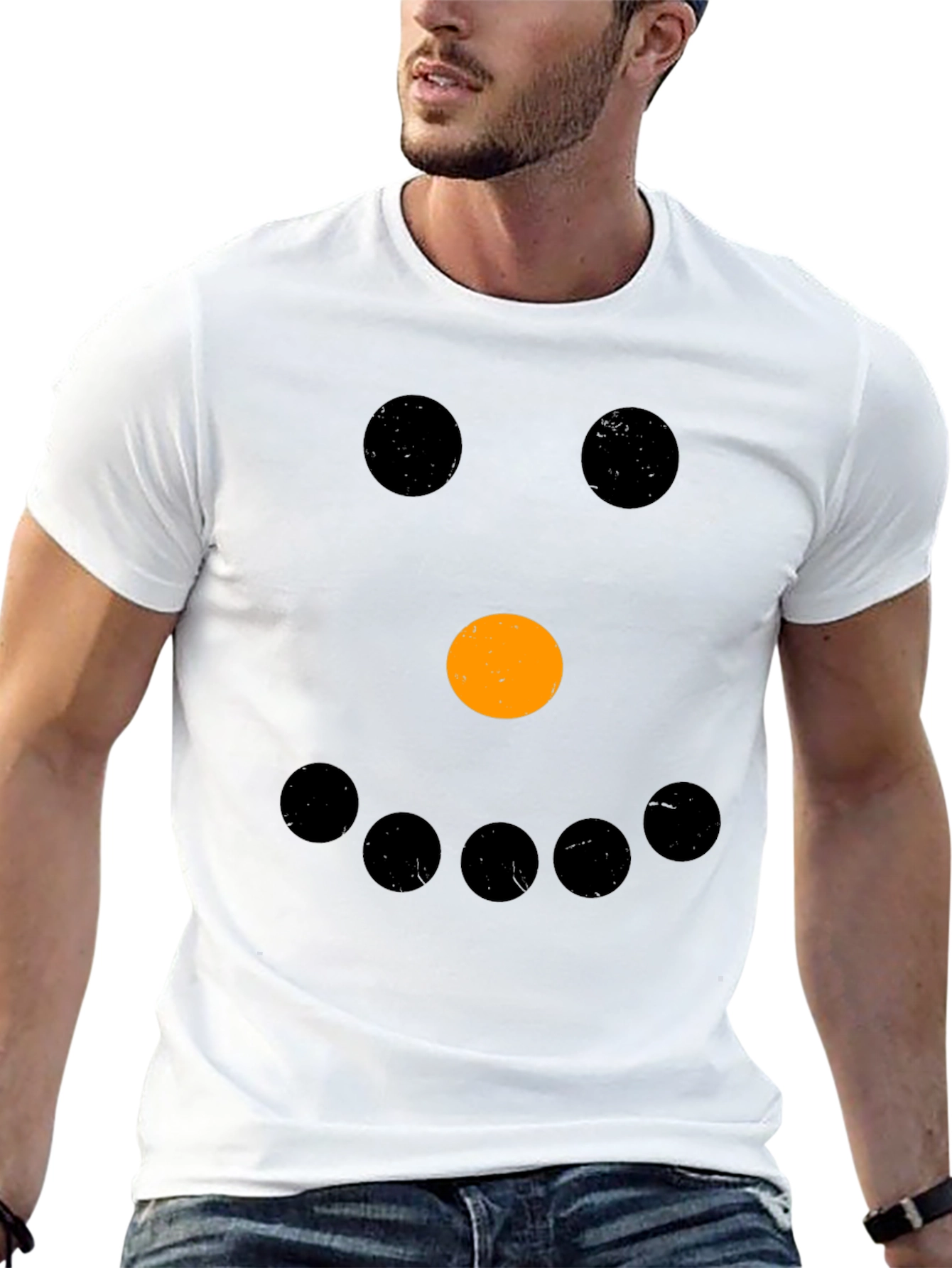 Smiley Face Black T-Shirt