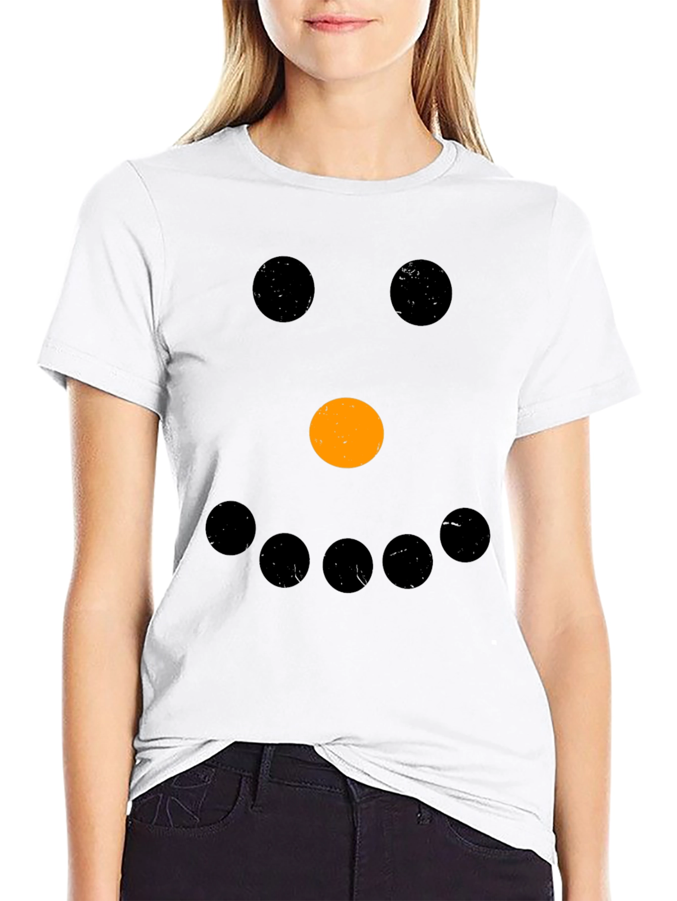 Smiley Face Black T-Shirt