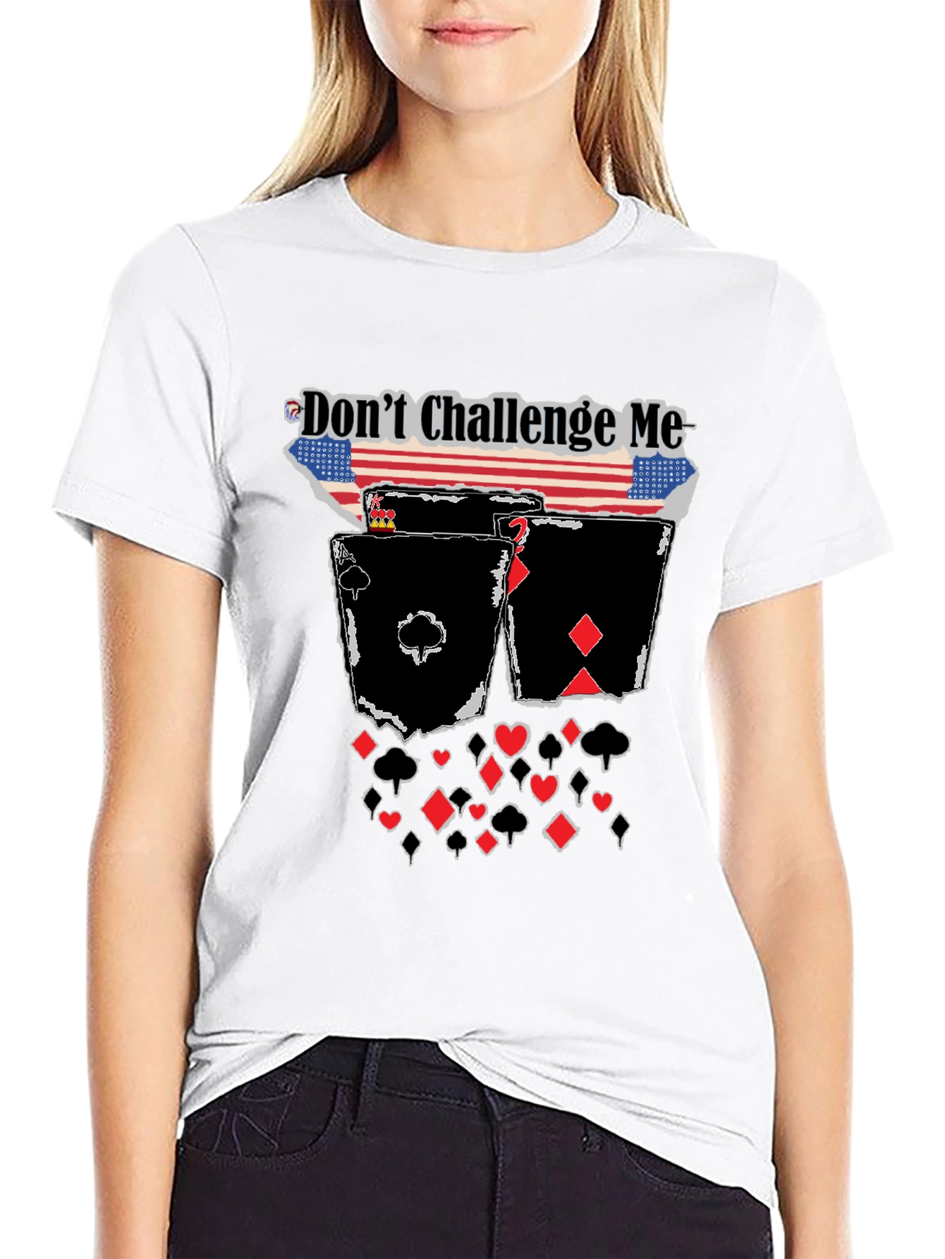 Dont Challenge Me Poker T-Shirt