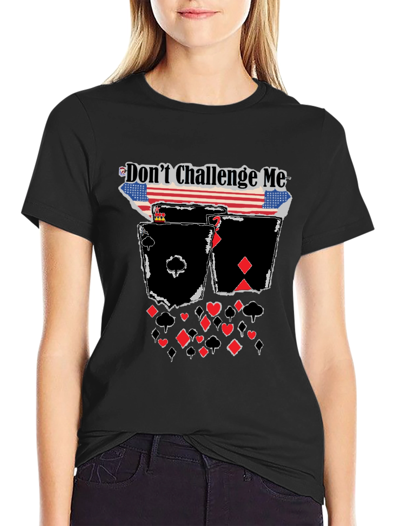 Dont Challenge Me Poker T-Shirt