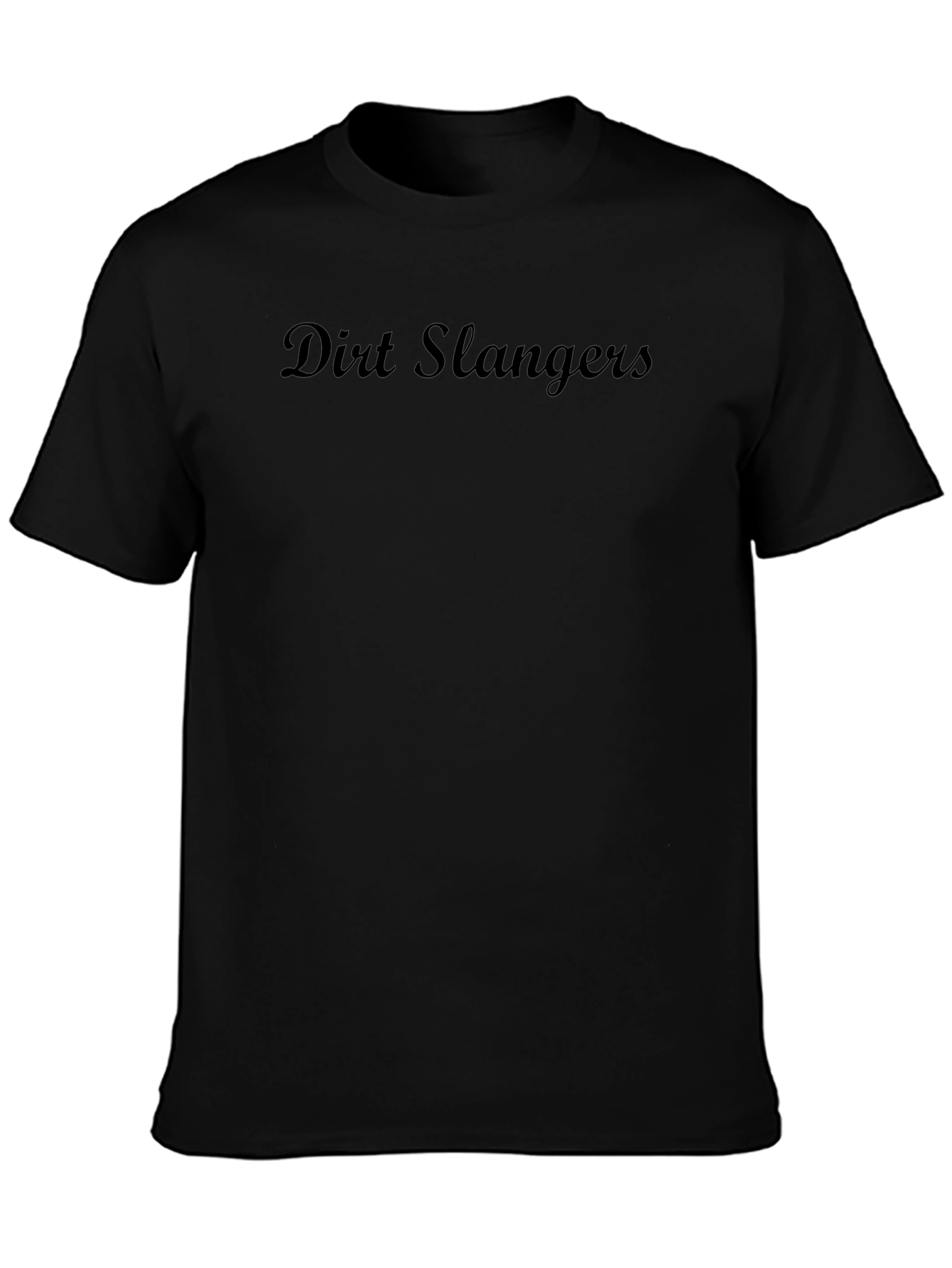 Dirt Slangers T-Shirt - Black Crew Neck Tee