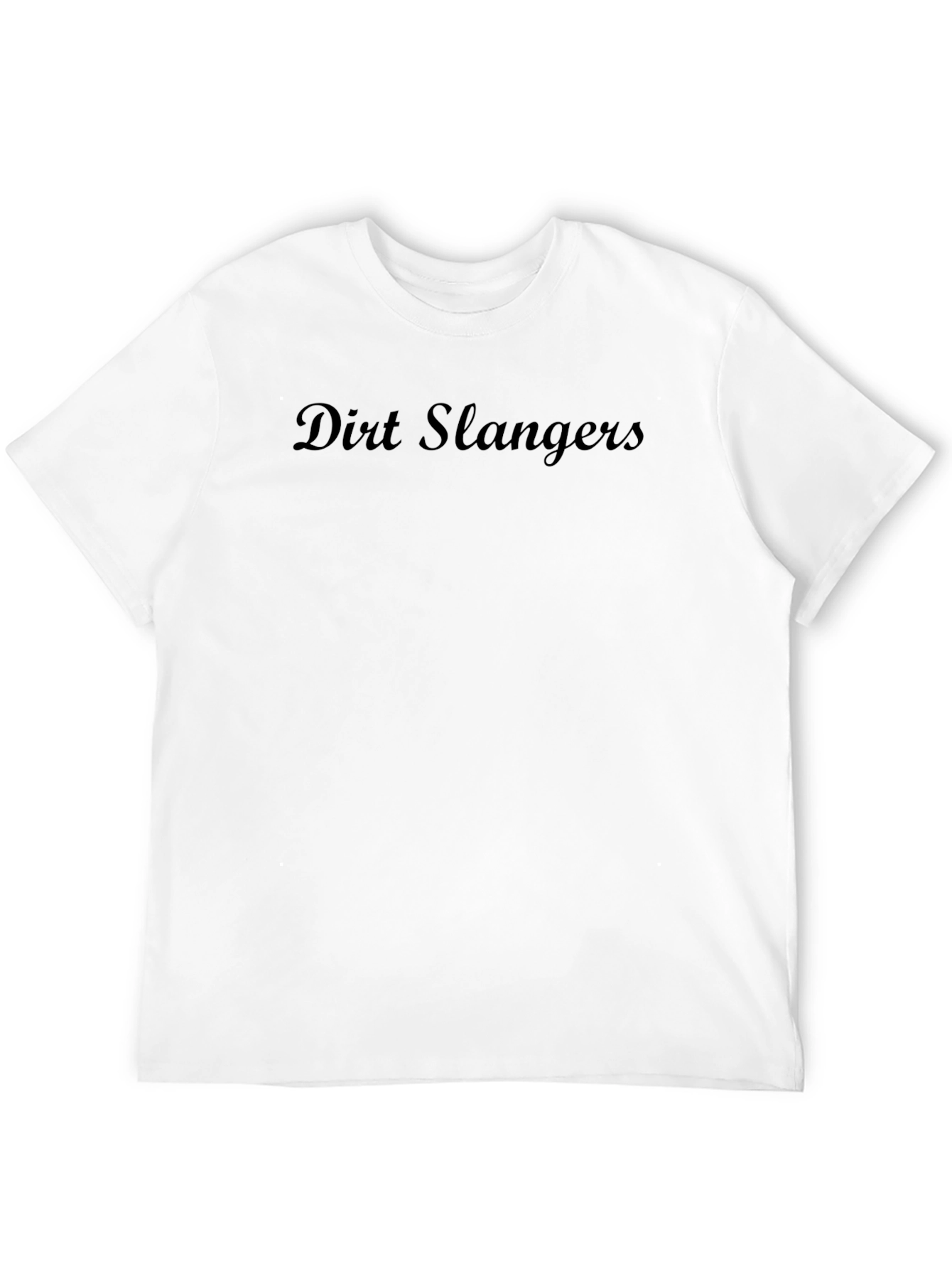 Dirt Slangers T-Shirt - Black Crew Neck Tee