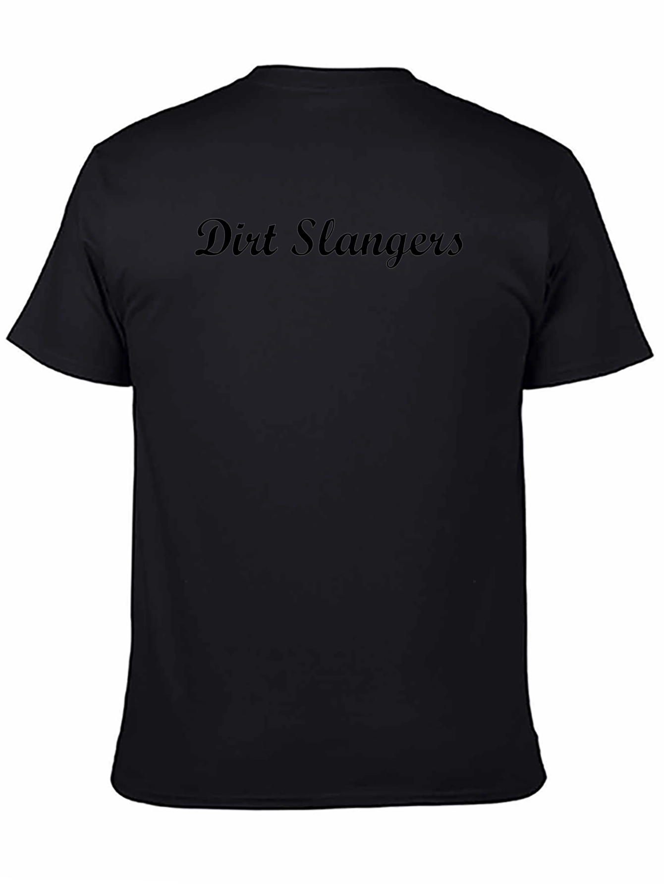 Dirt Slangers T-Shirt - Black Crew Neck Tee