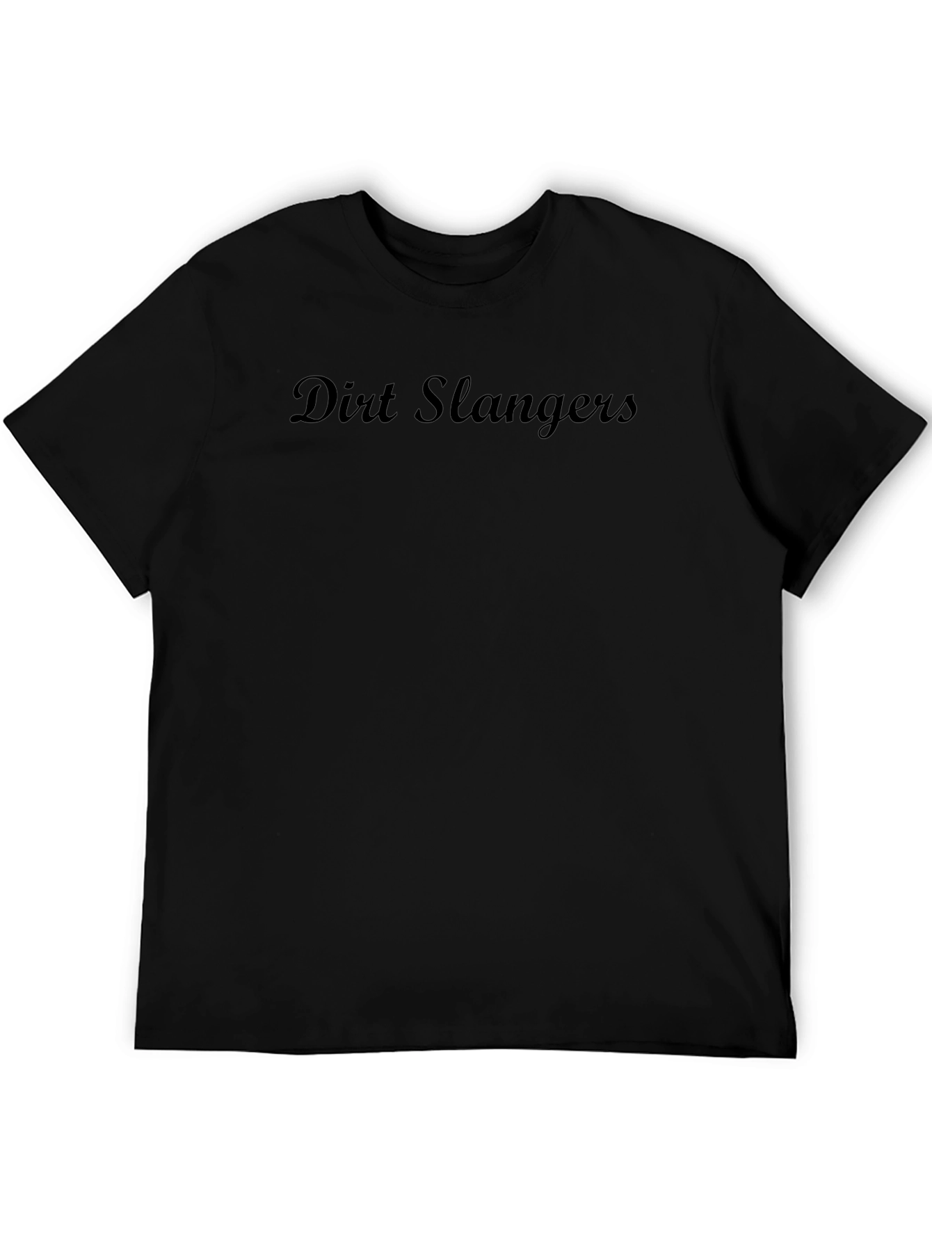 Dirt Slangers T-Shirt - Black Crew Neck Tee
