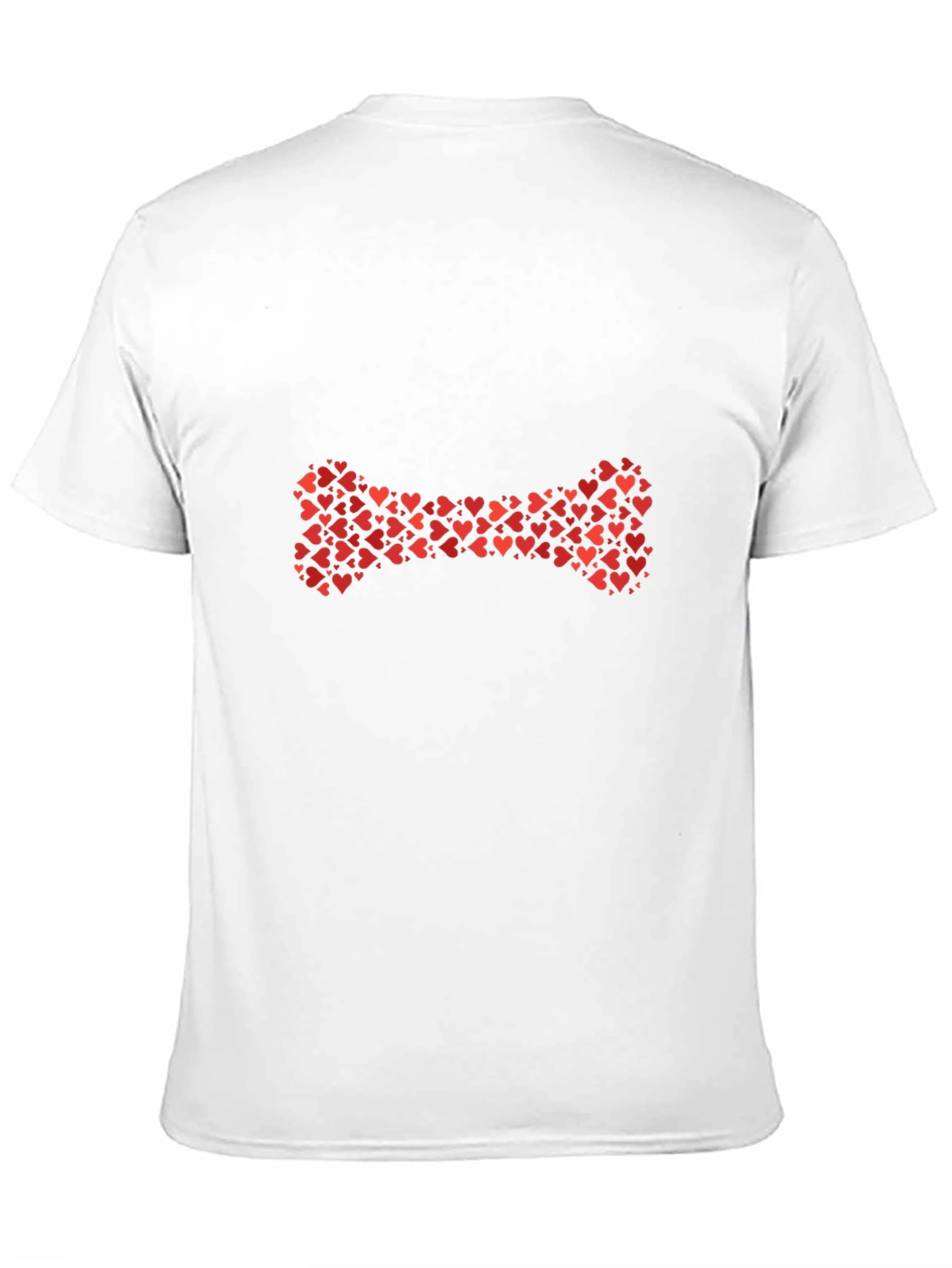 Heart Bone Graphic Black T-Shirt
