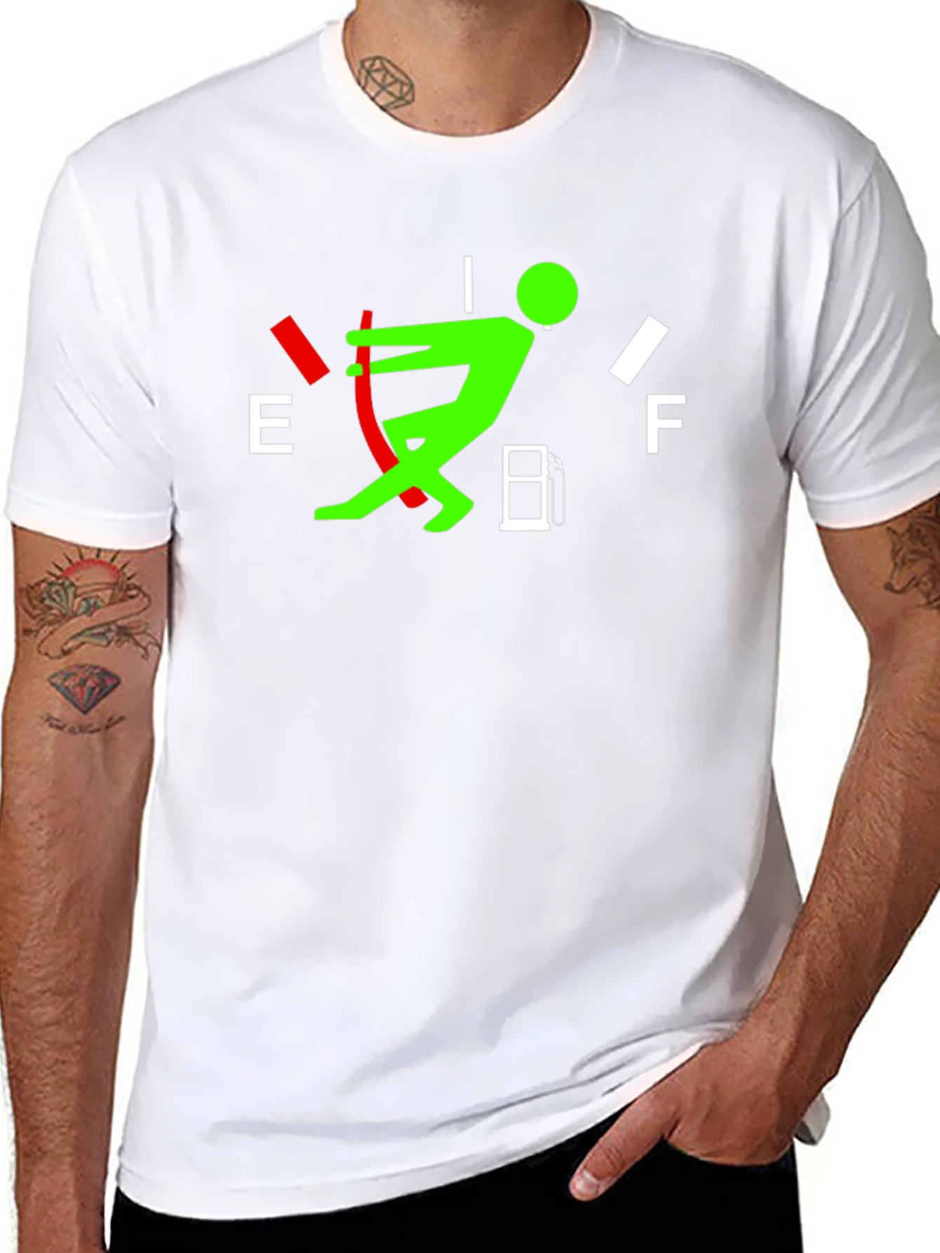 Funny Fuel Gauge T-Shirt