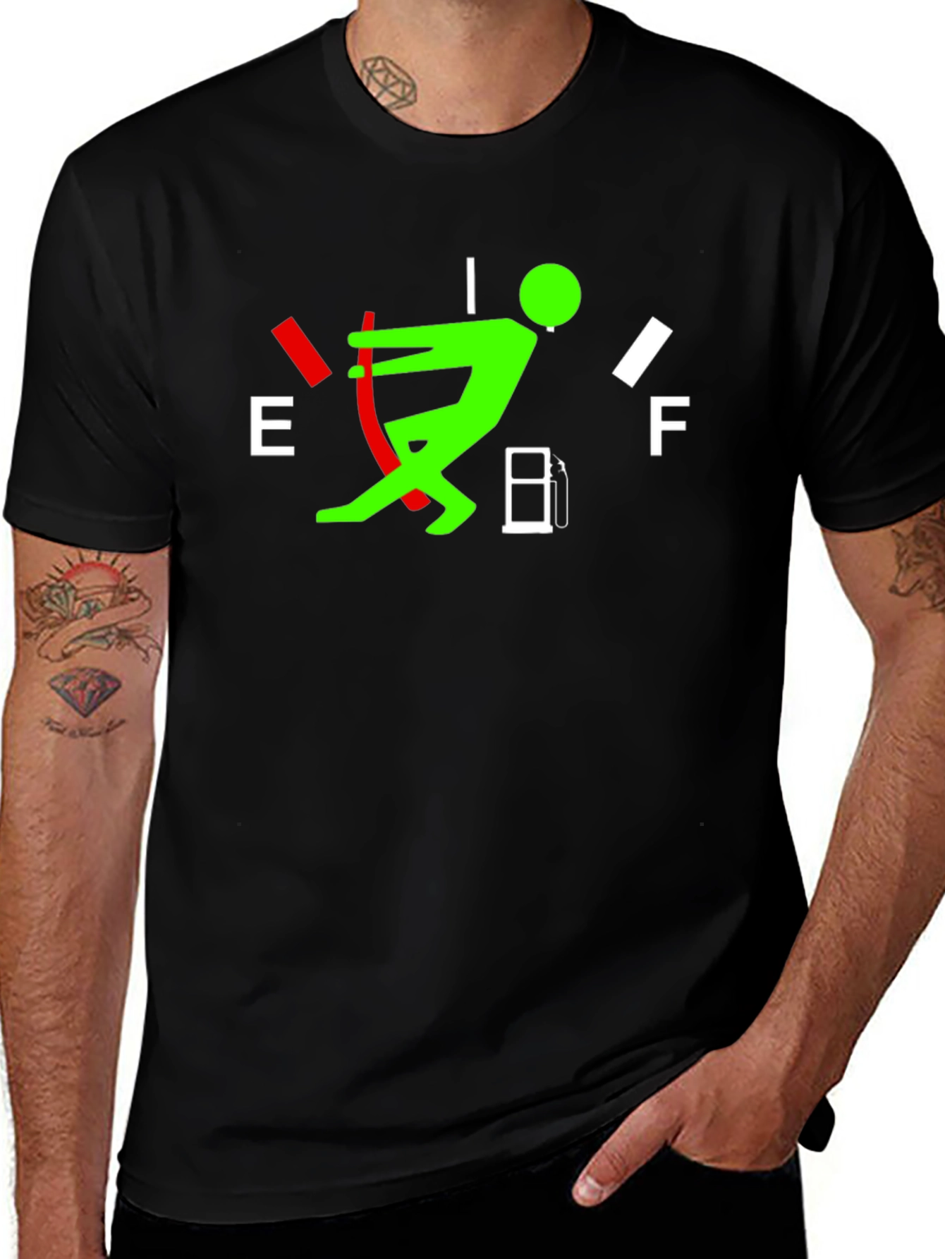 Funny Fuel Gauge T-Shirt