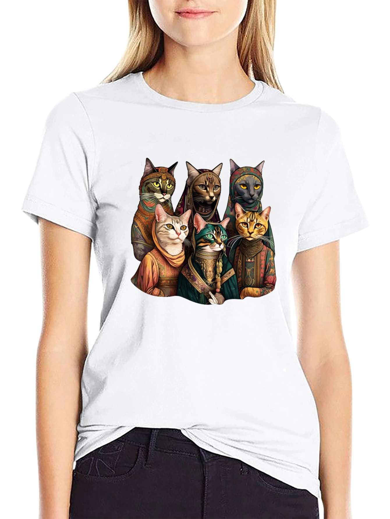 Cats Band Funny Graphic Tee