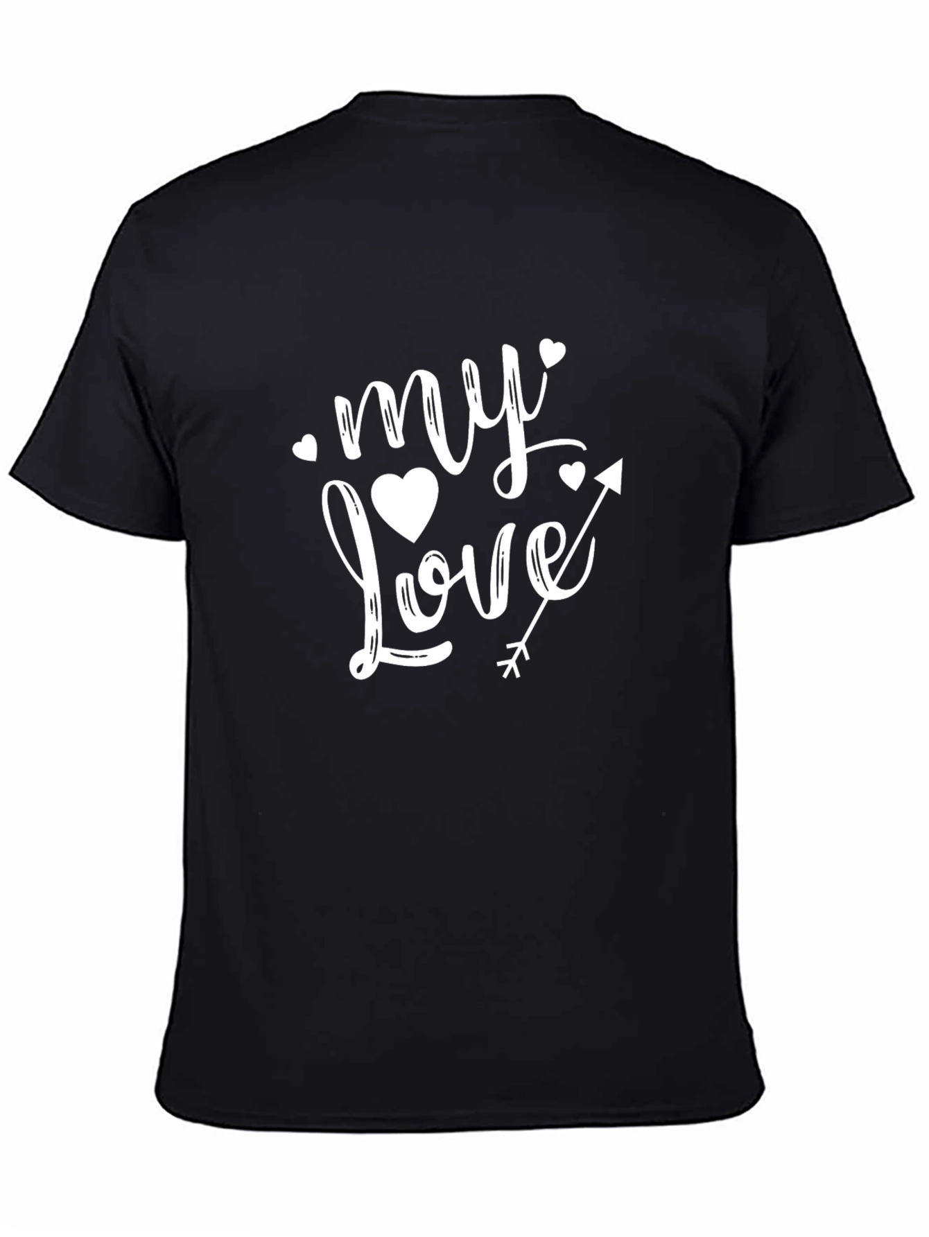 My Love Valentines T-Shirt Heart Arrow Graphic Tee