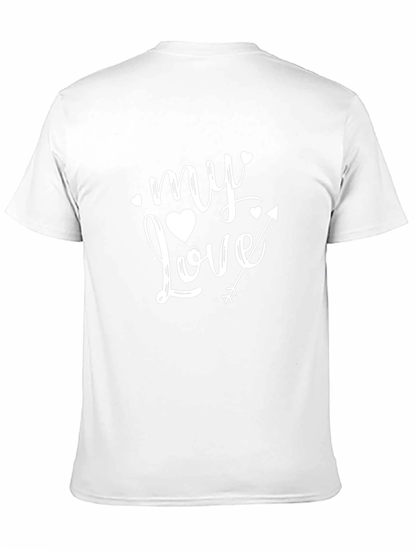 My Love Valentines T-Shirt Heart Arrow Graphic Tee
