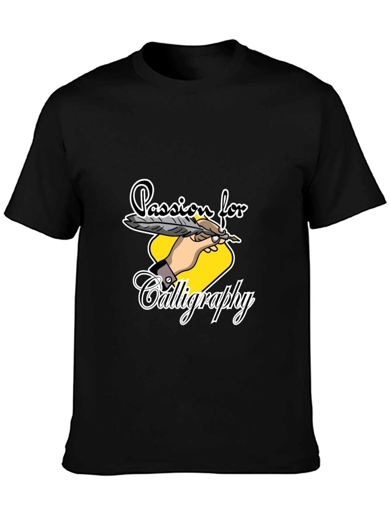 Passion for Calligraphy T-Shirt - Classic Black Tee