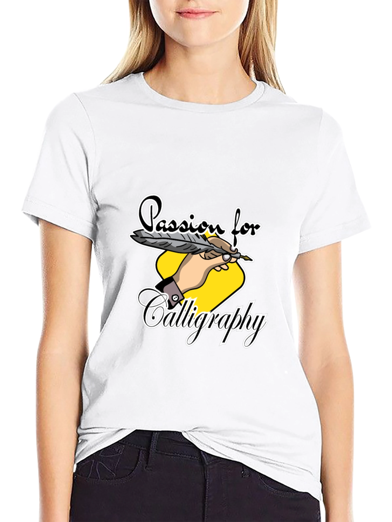 Passion for Calligraphy T-Shirt - Classic Black Tee