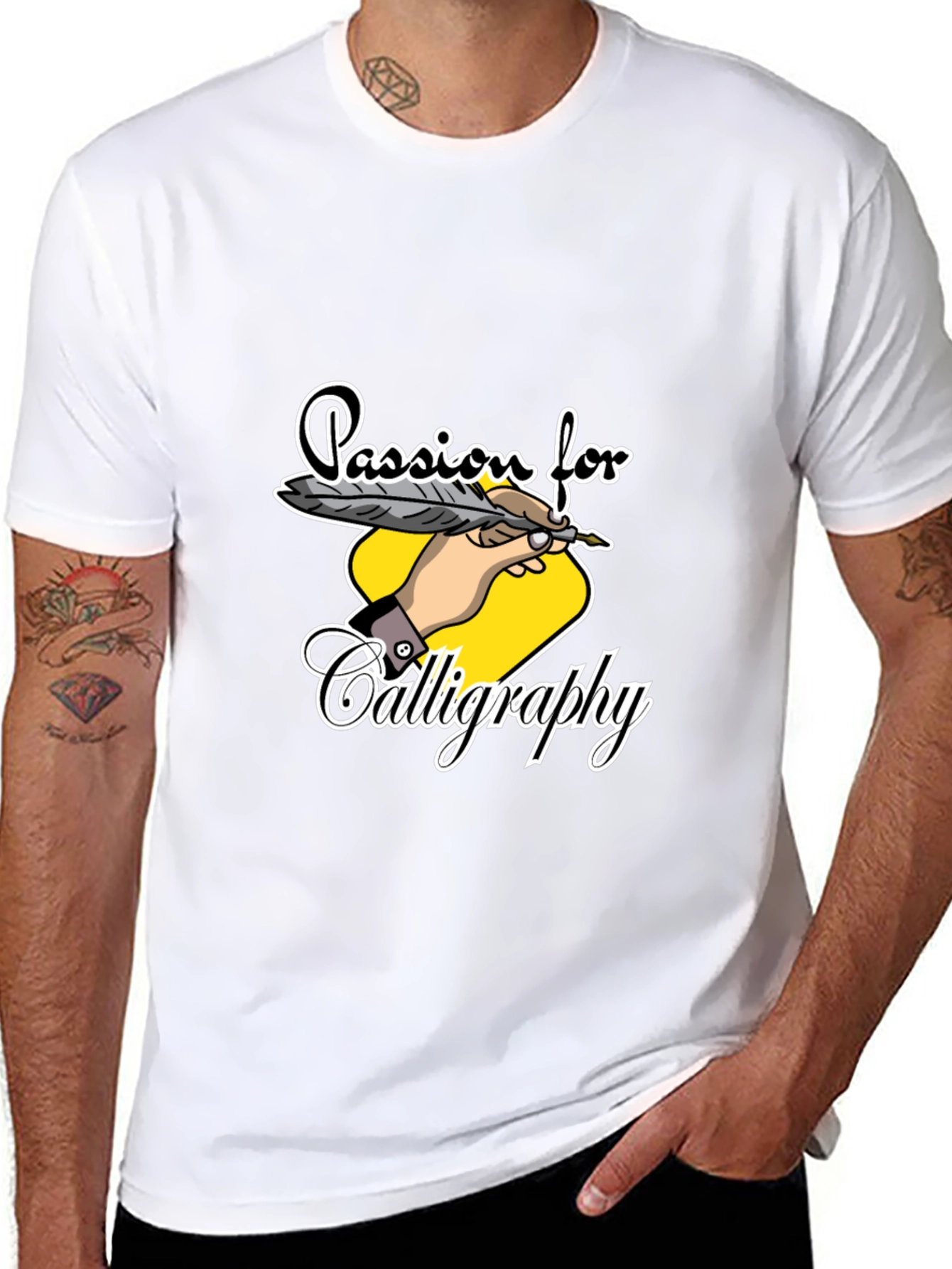 Passion for Calligraphy T-Shirt - Classic Black Tee