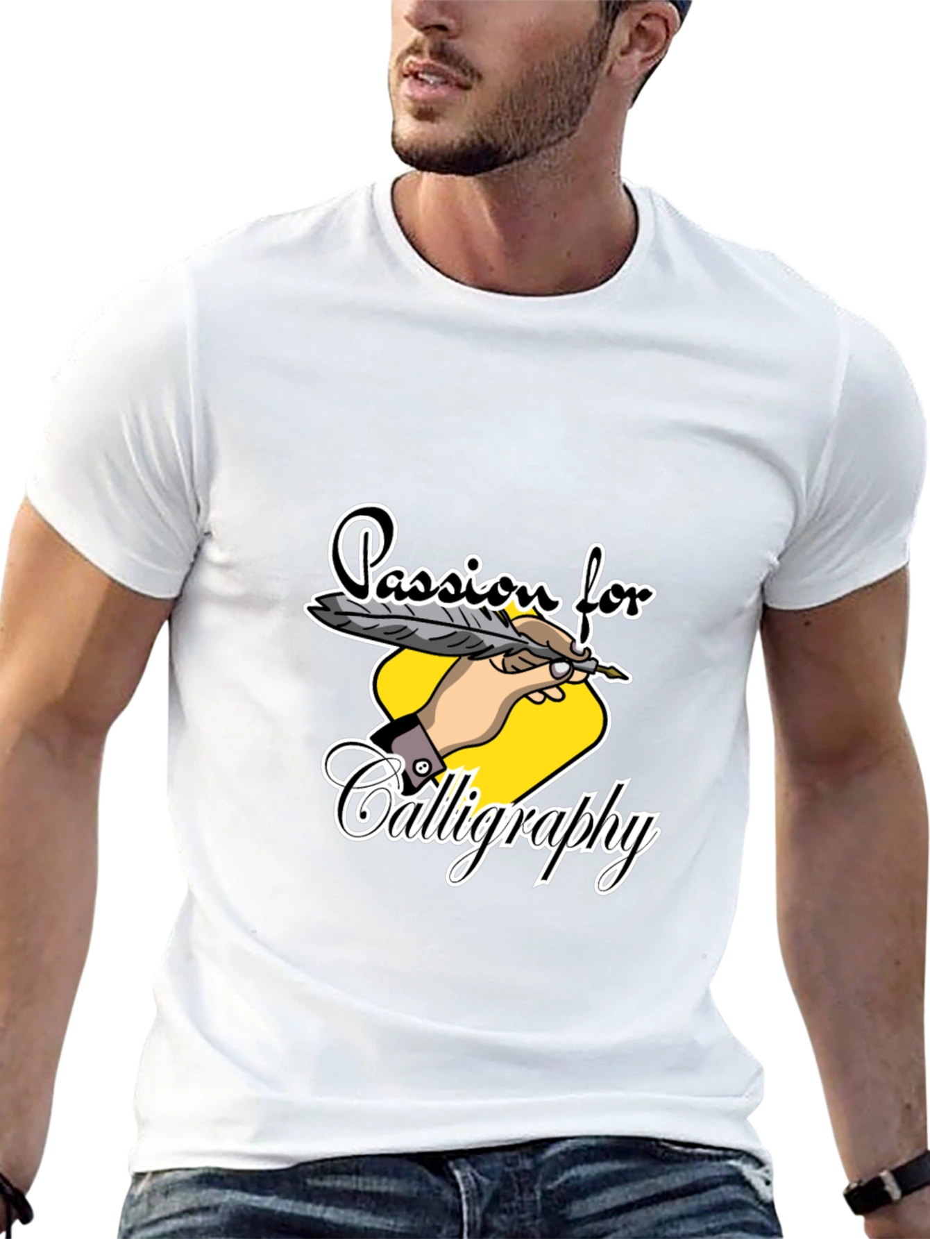 Passion for Calligraphy T-Shirt - Classic Black Tee