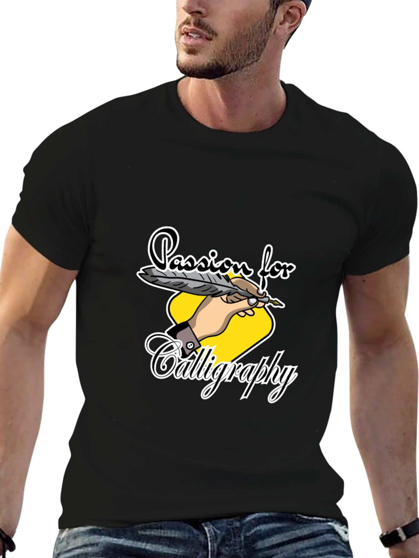 Passion for Calligraphy T-Shirt - Classic Black Tee